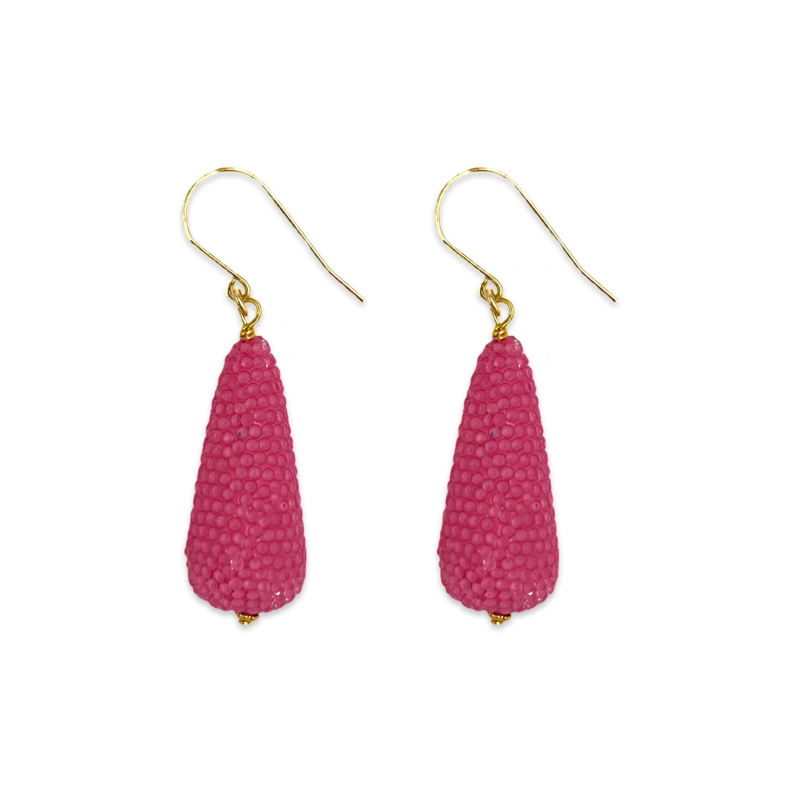 Pink Posie Drop Earring