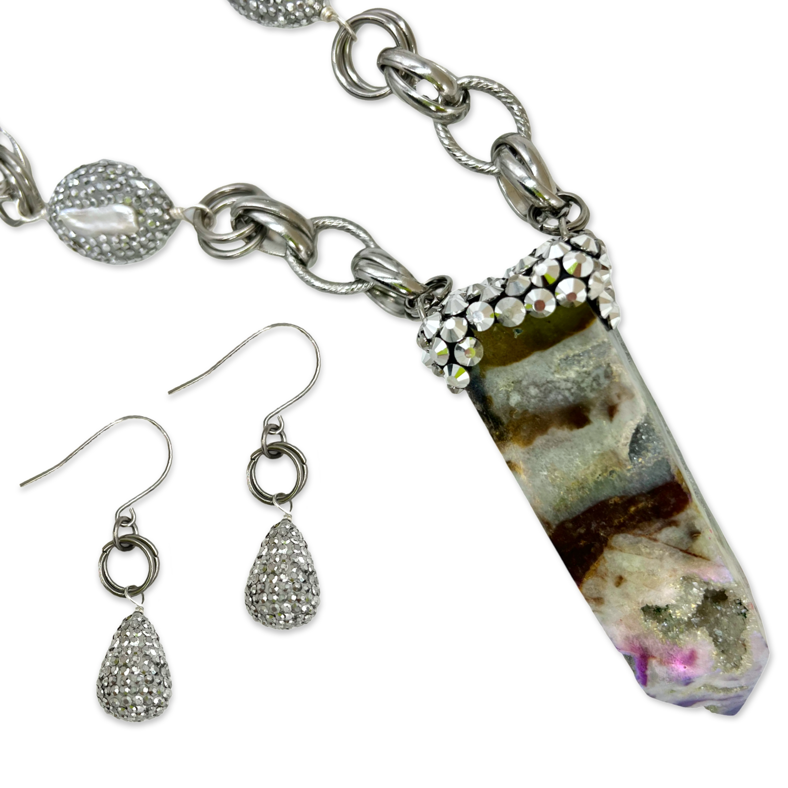 Lightning Silver Necklace