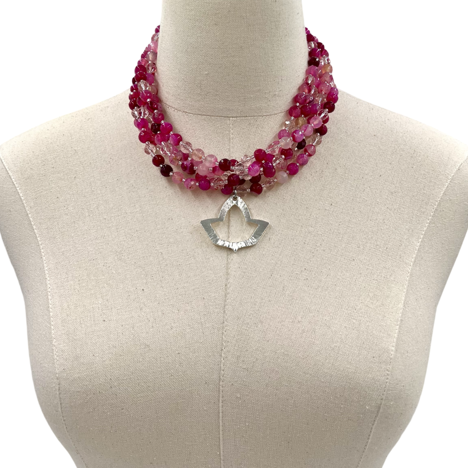 AKA Rasp Fuchsia Necklace
