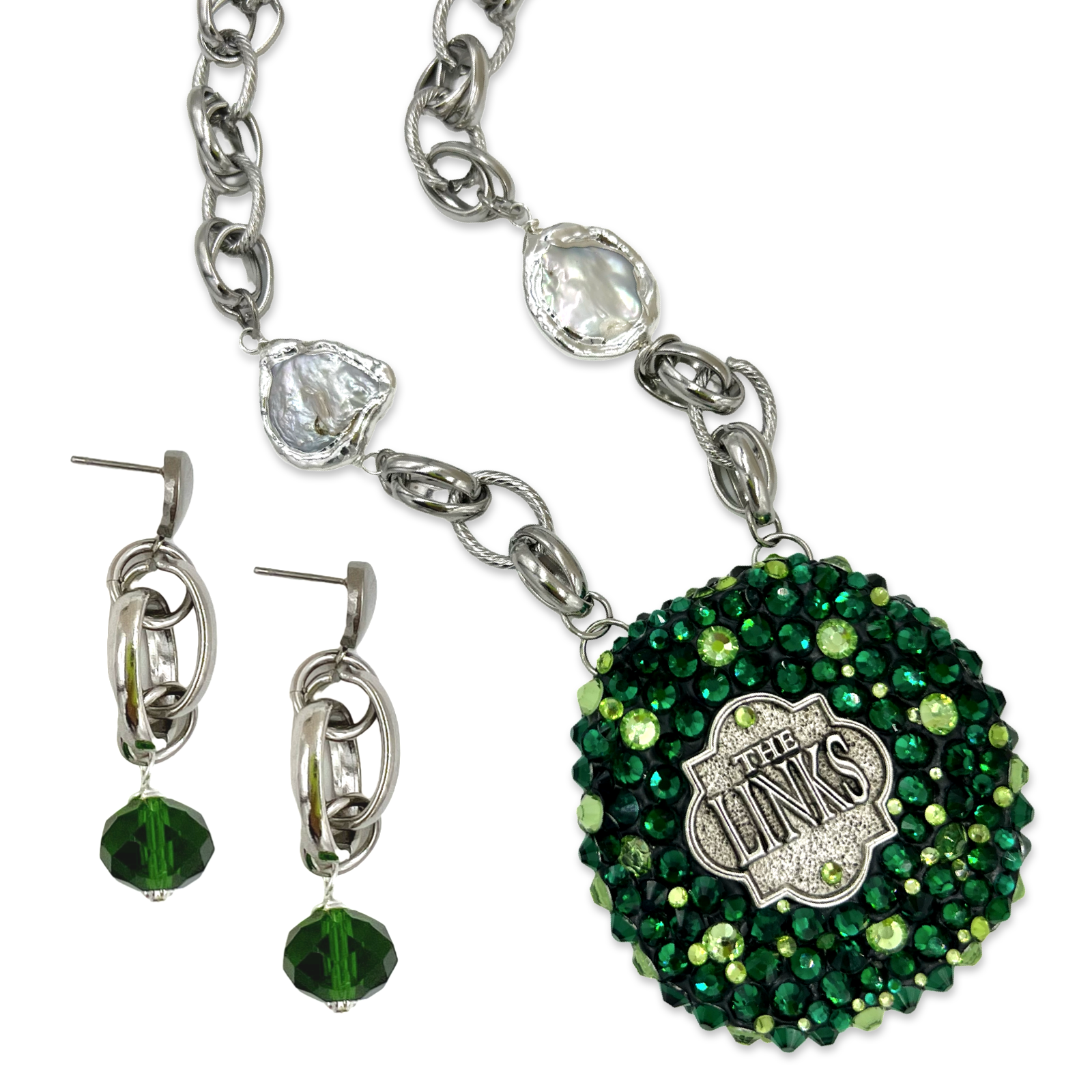 Links Book Bling Necklace