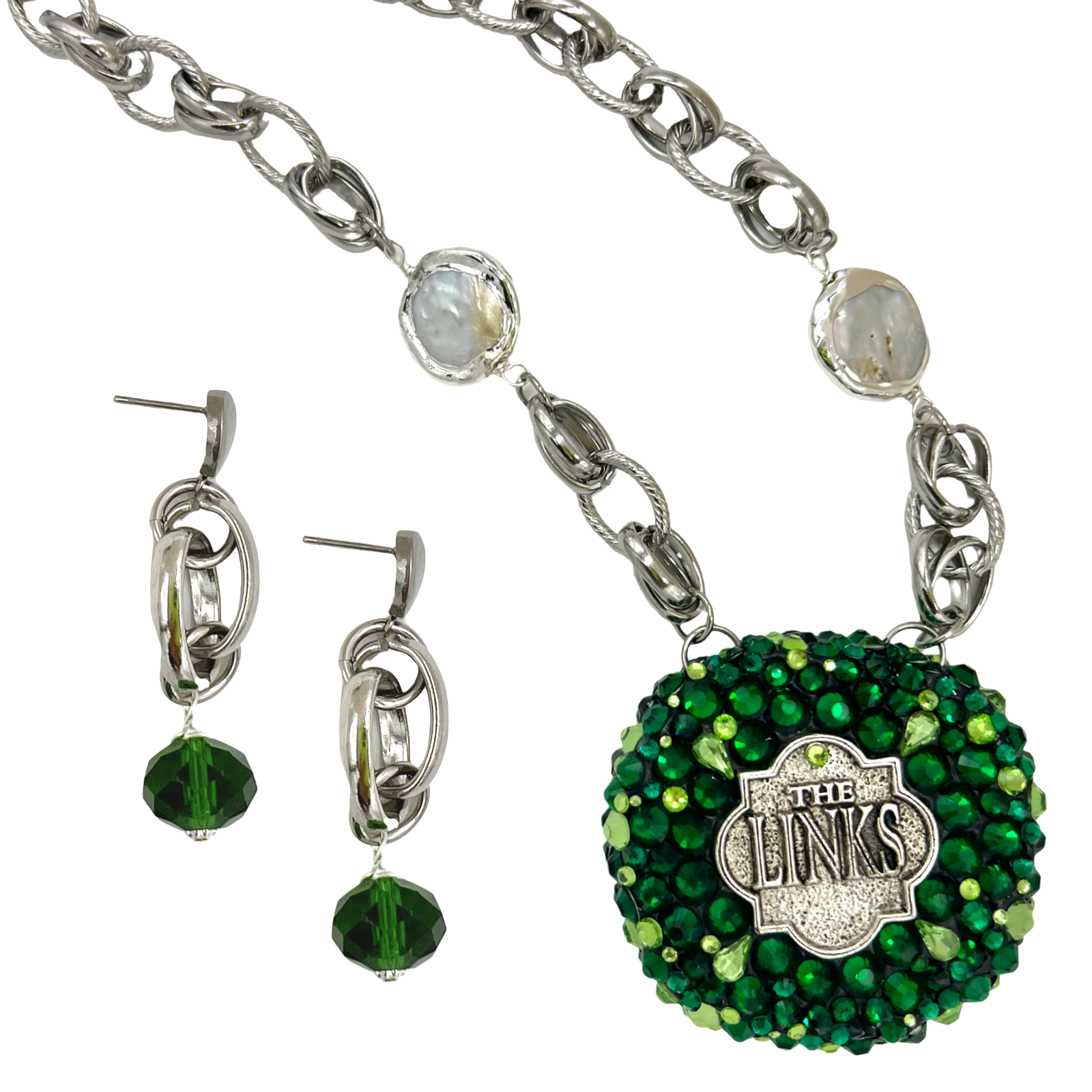 Links Book Bling Necklace
