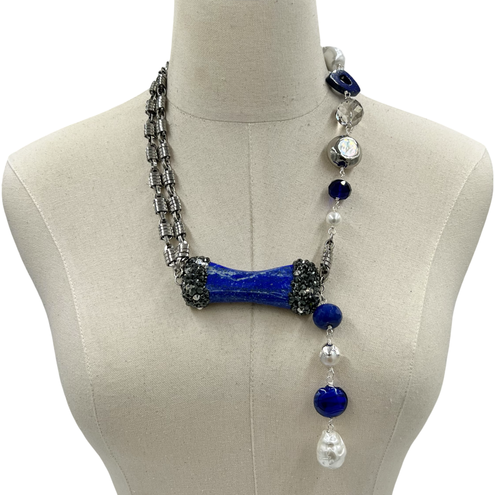 Blue Lamb Necklace
