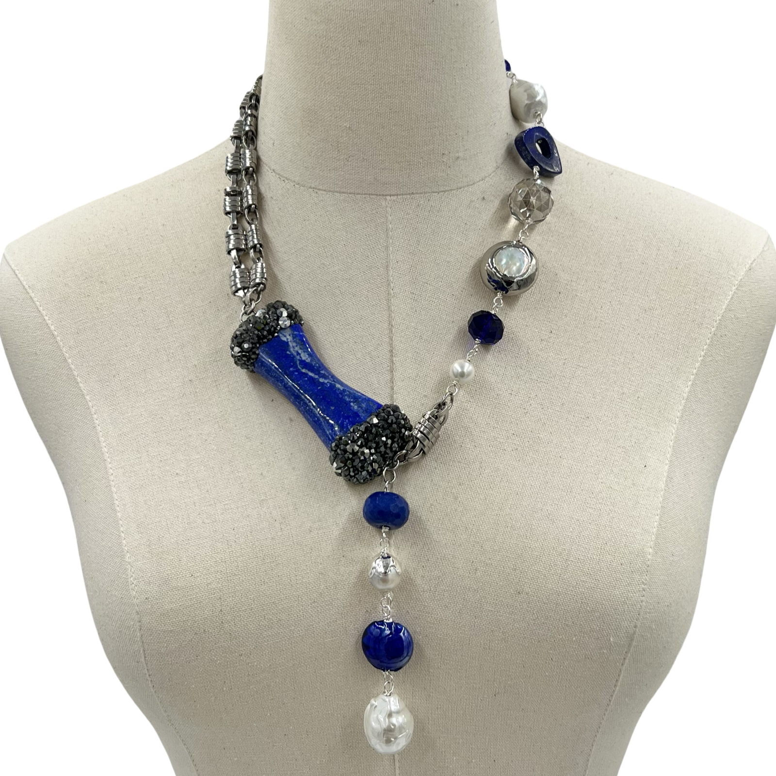 Blue Lamb Necklace