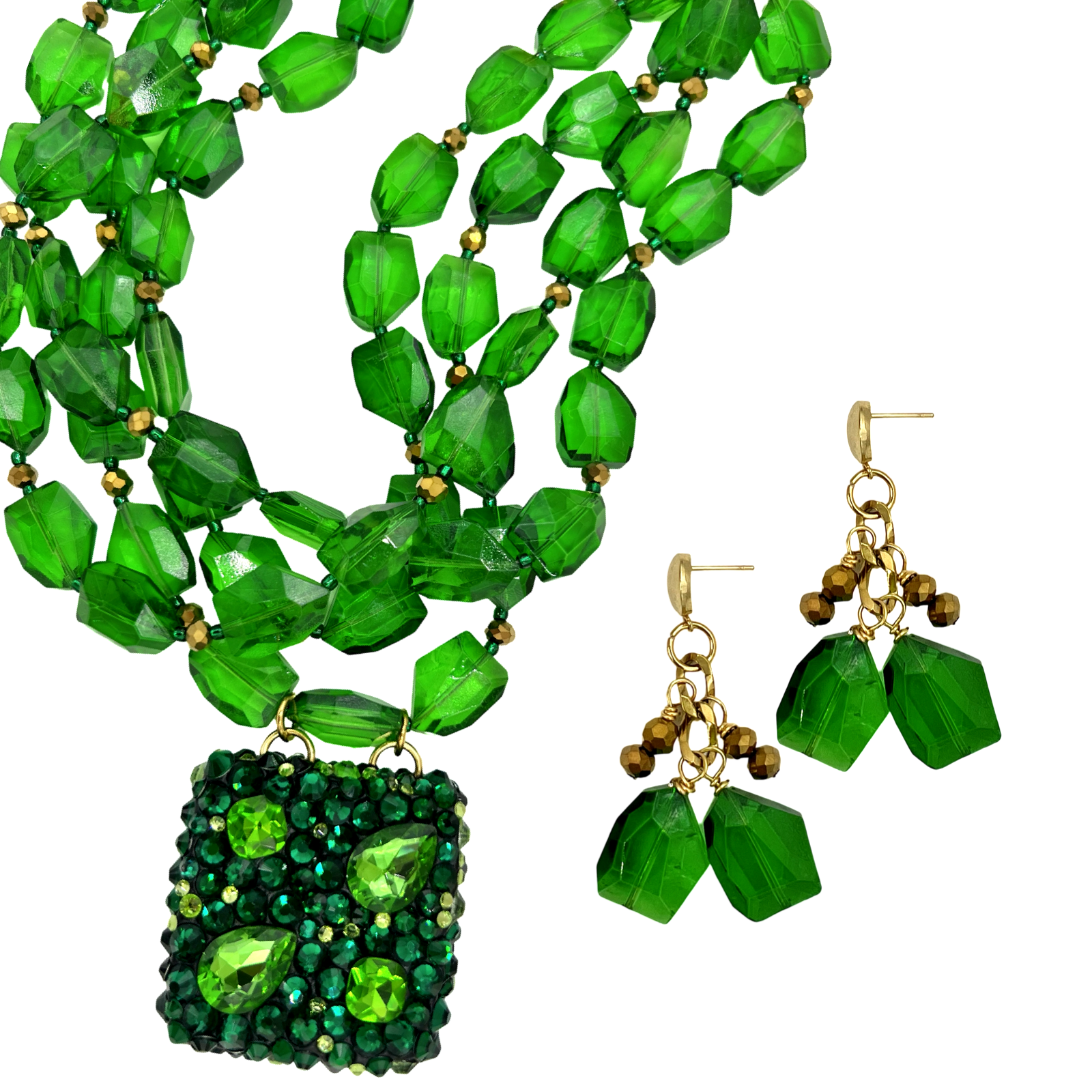 Green Gallery Necklace