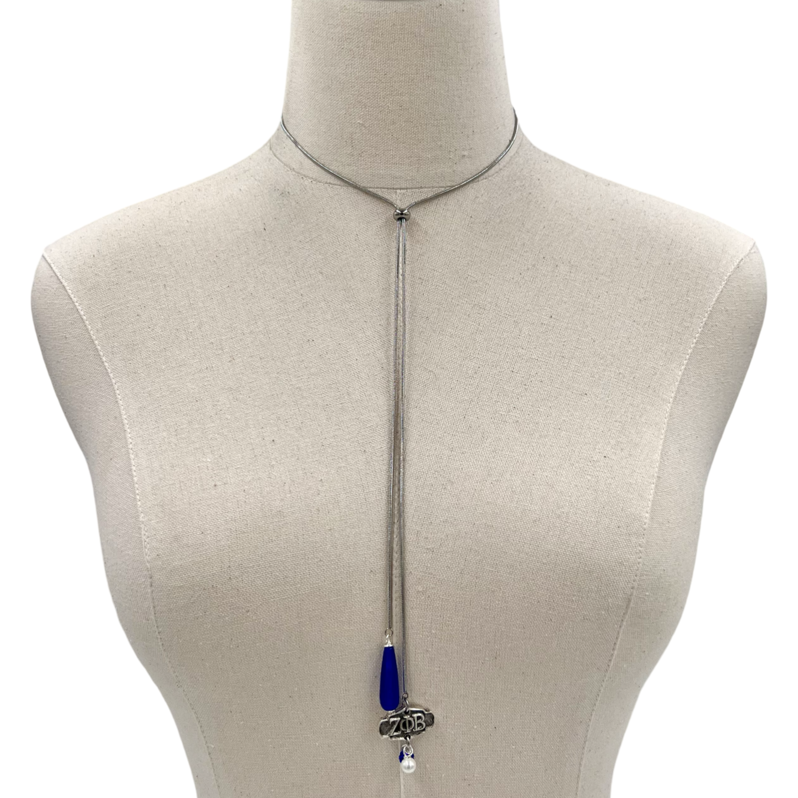 Zeta Bolo Carter Necklace