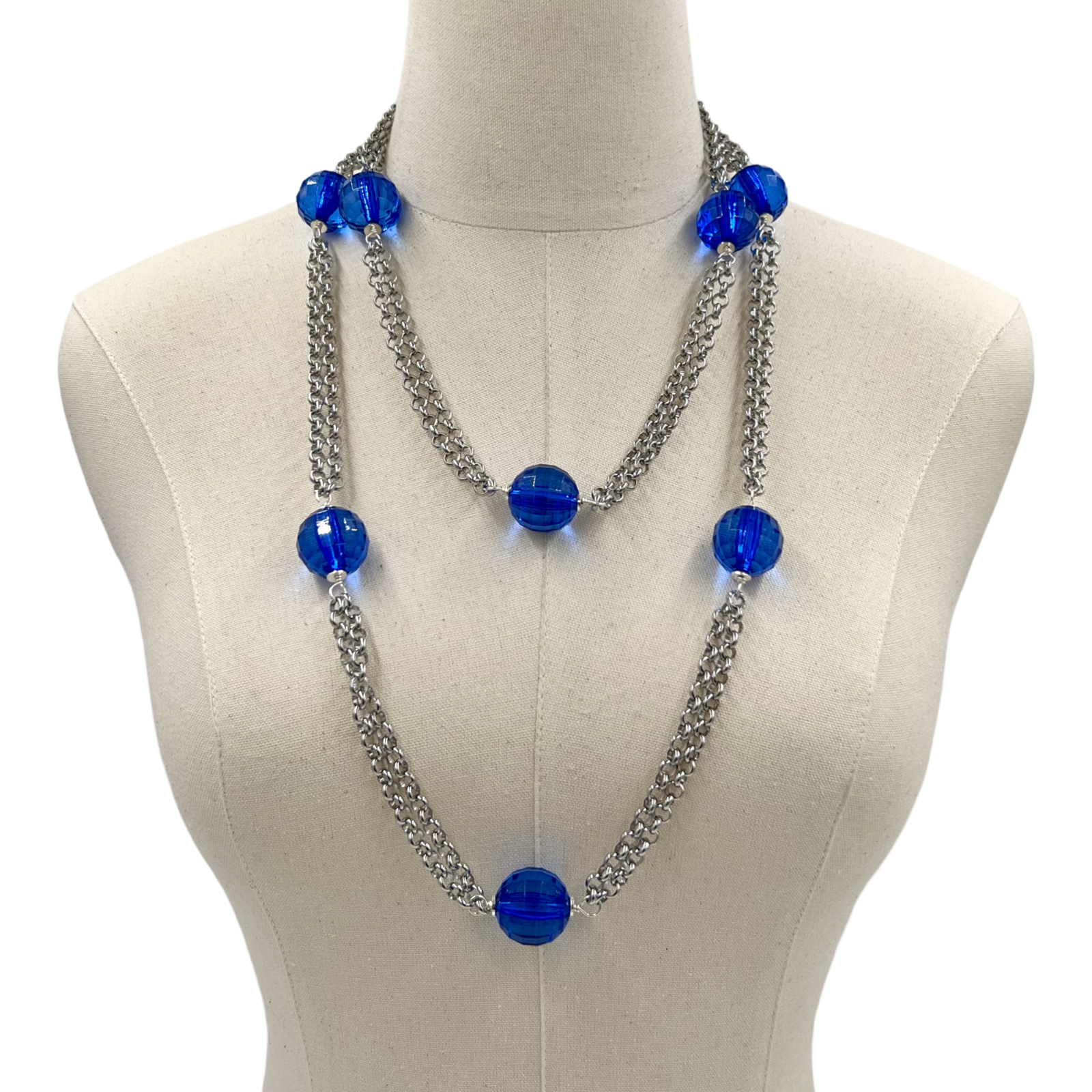 Blue Stations Necklace