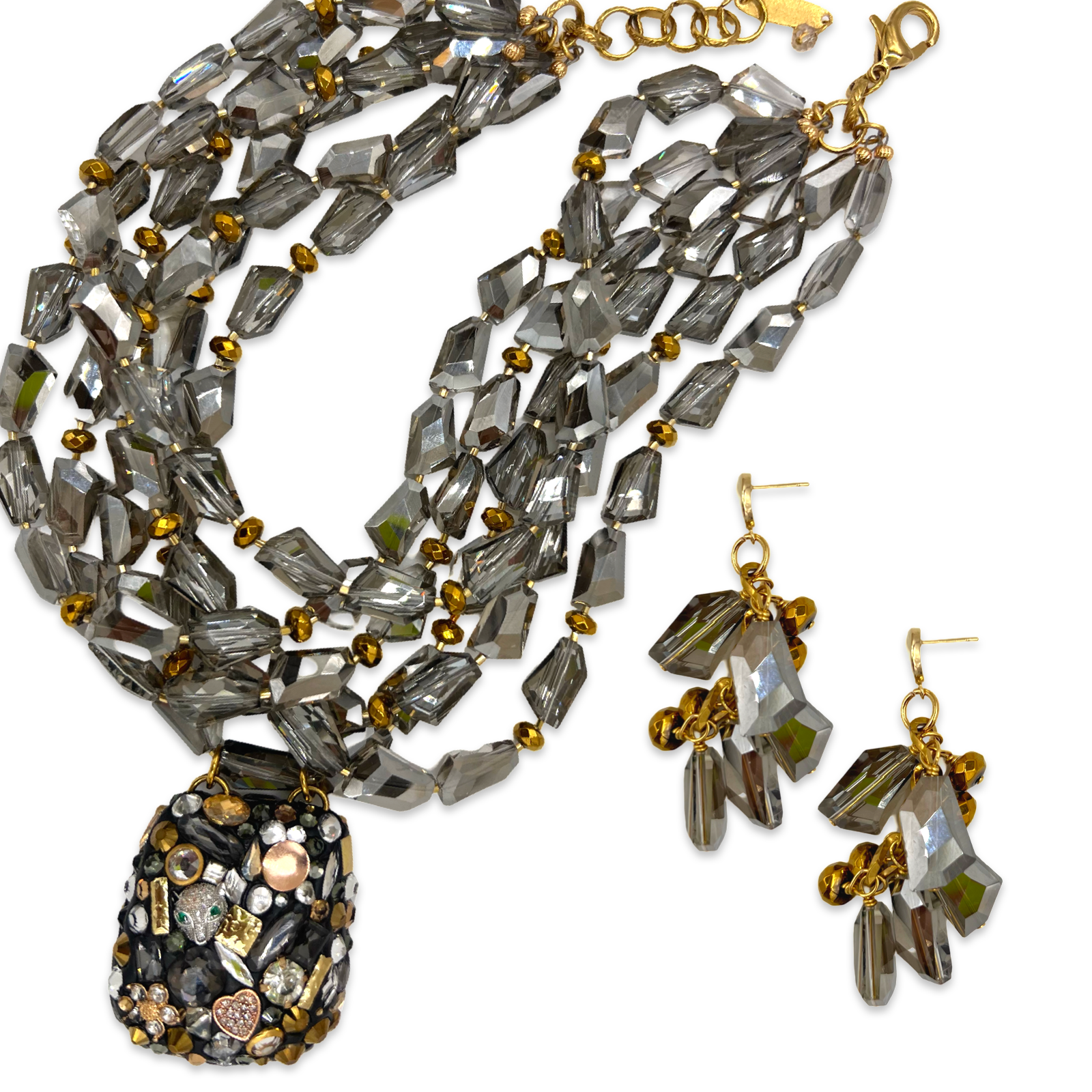 Goal Silver Shadow Necklace