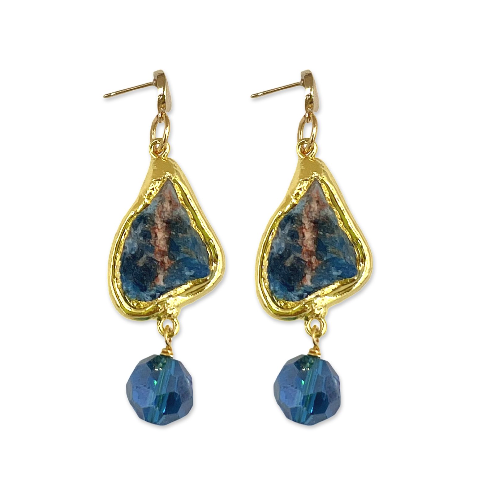 Druzy River Earring