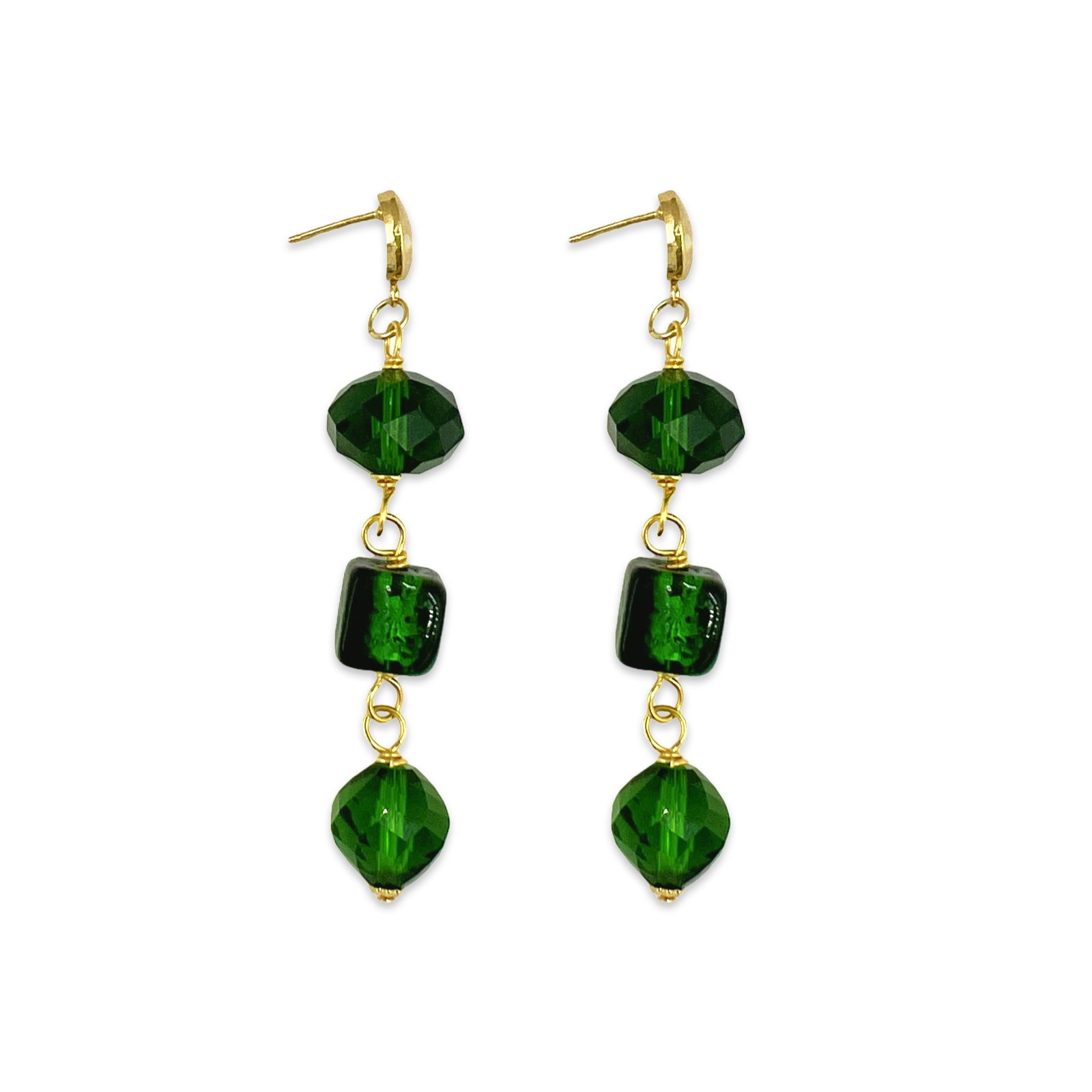 Green Dancer Earring