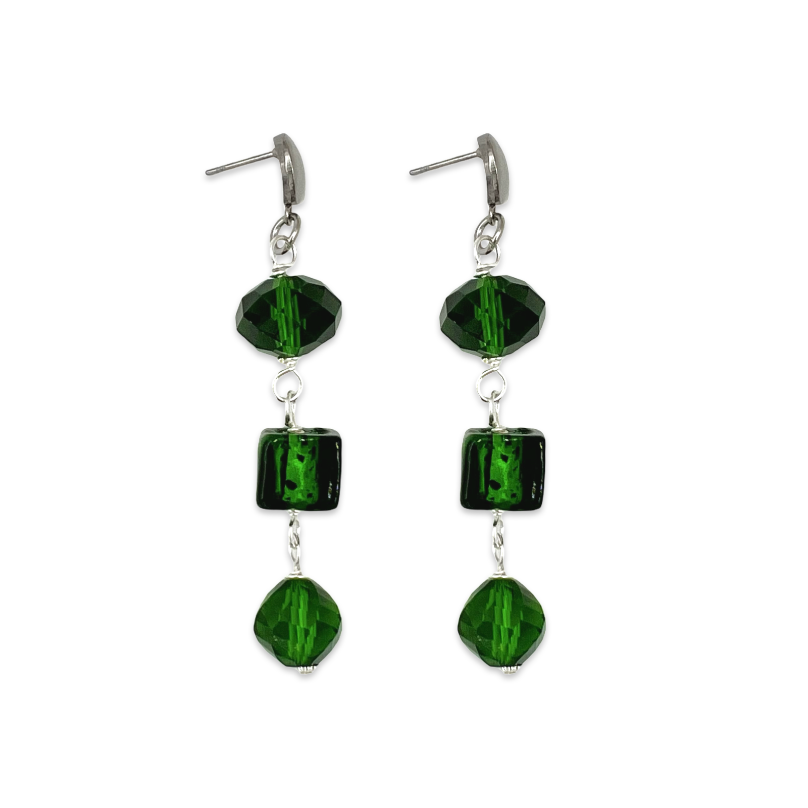 Green Dancer Earring
