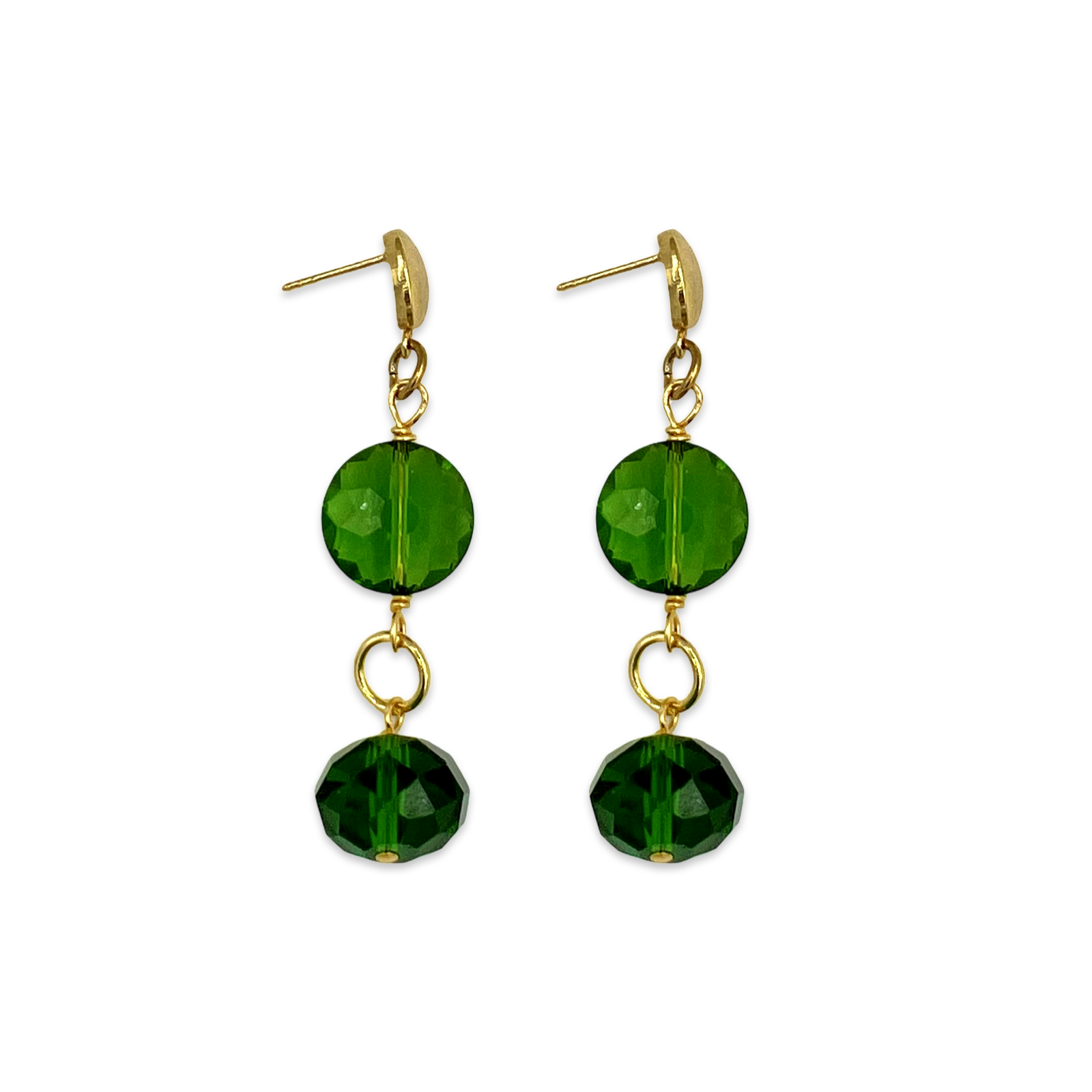 Green Ballet Earring