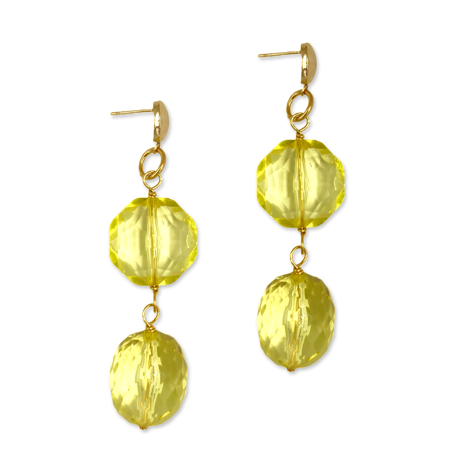 Yellow Marmalade Earring