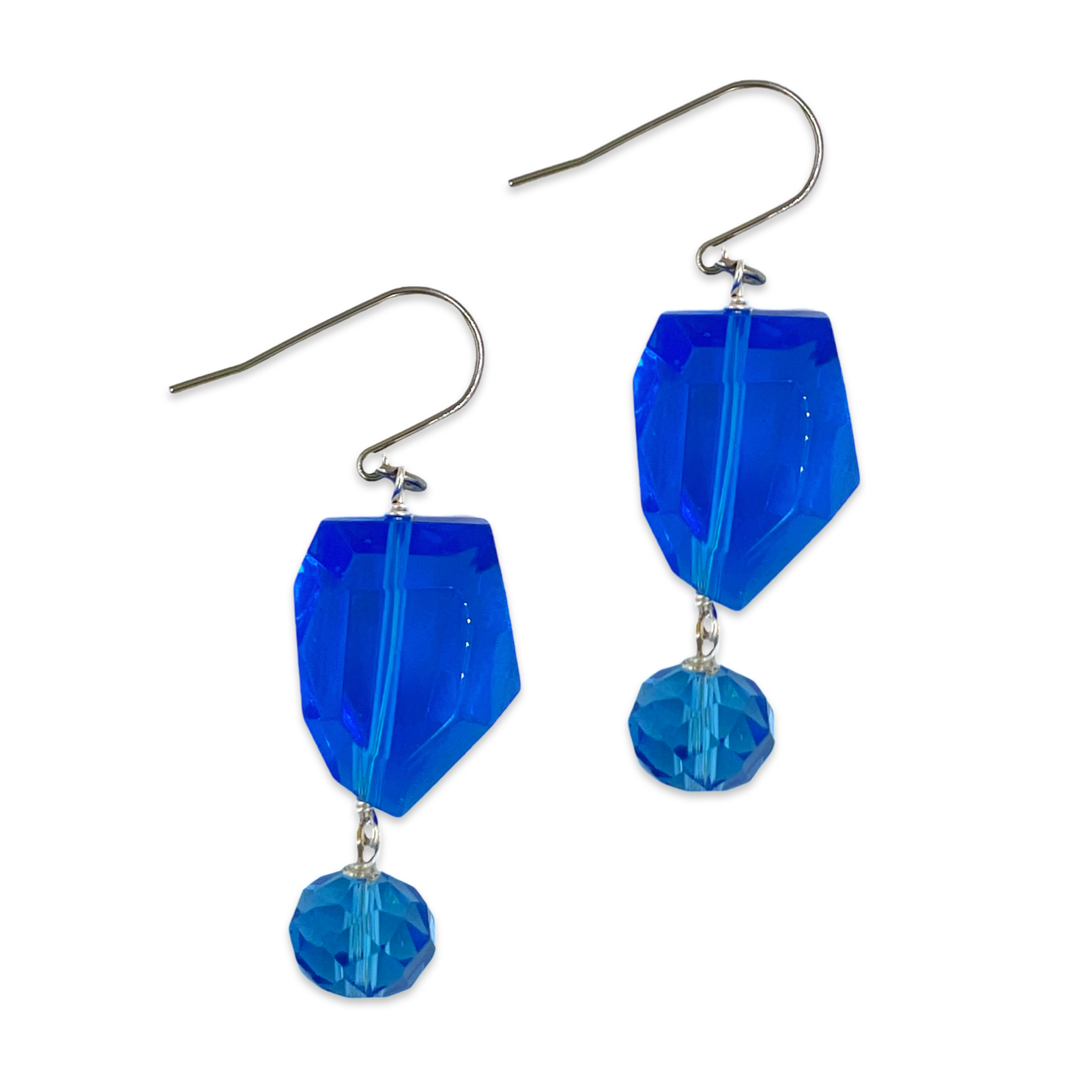 Blue Cold Earring