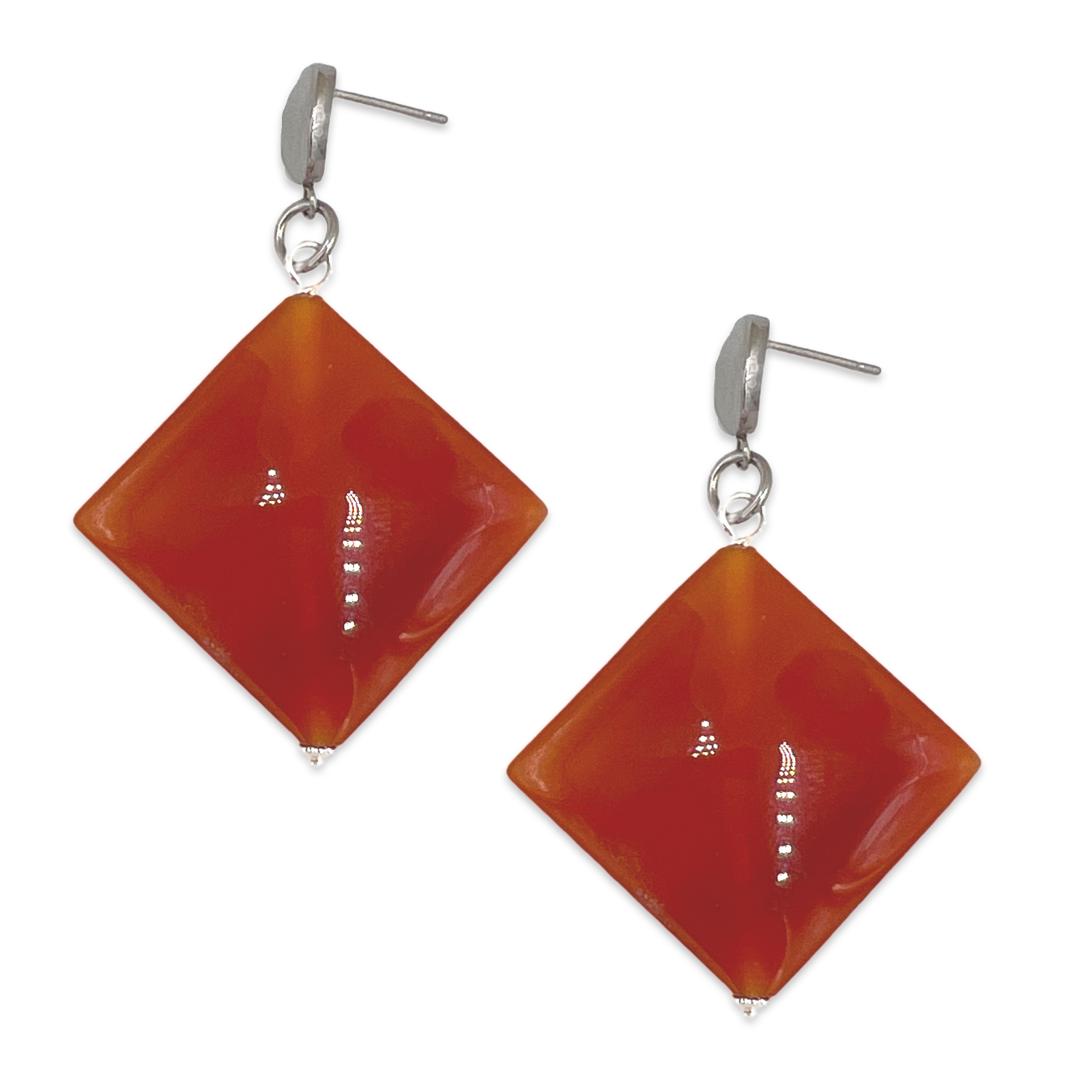 Orange Bay Earring