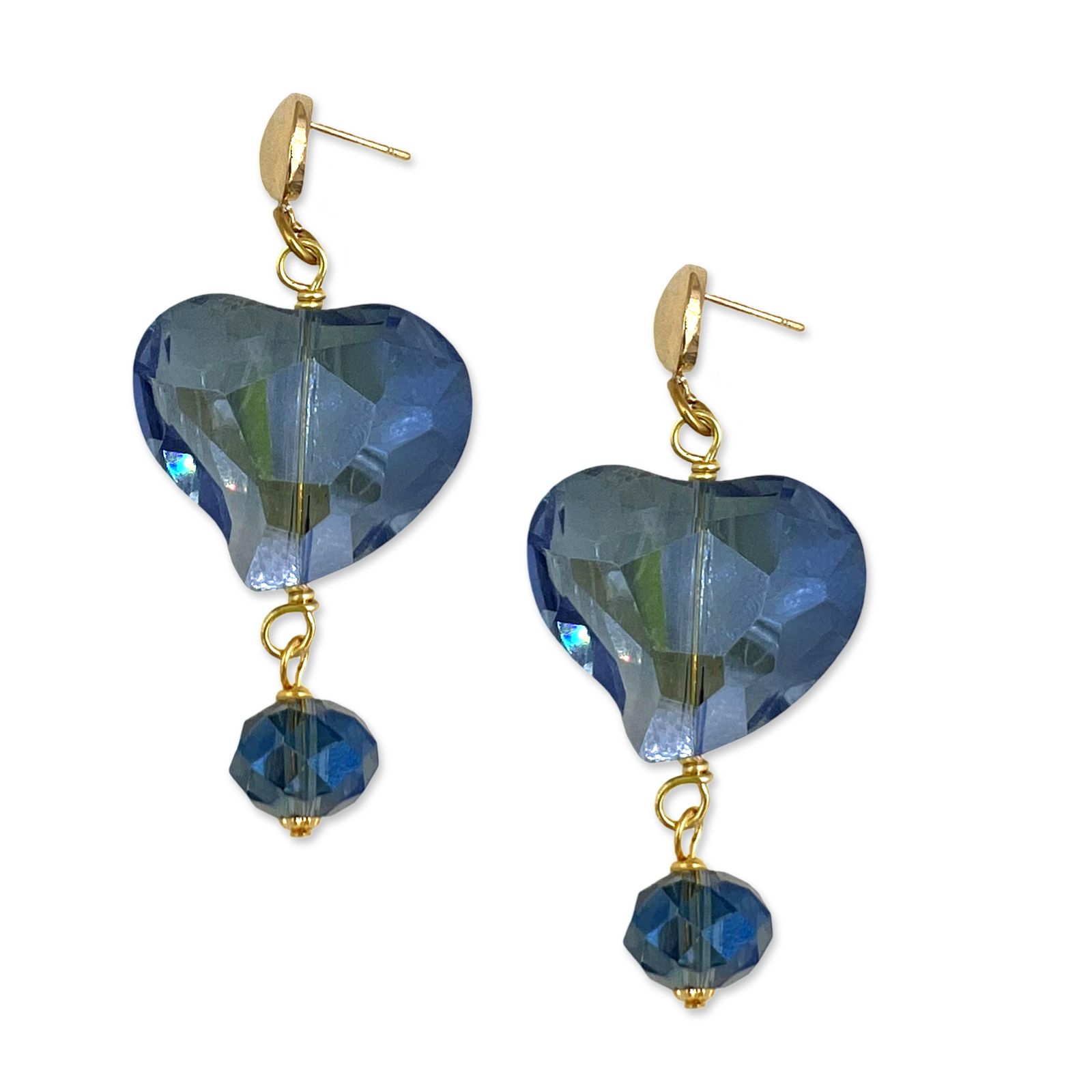 Heart Ocean Earring