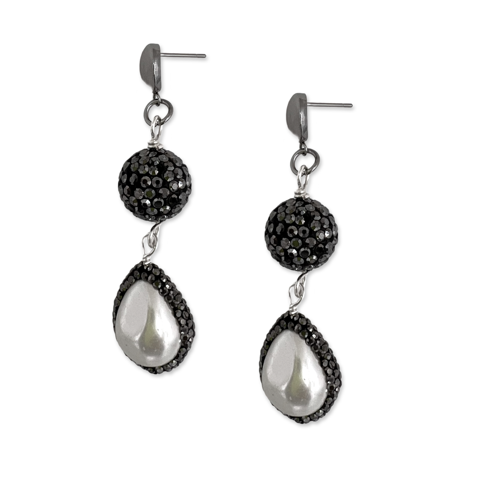 Grey Spice Earring