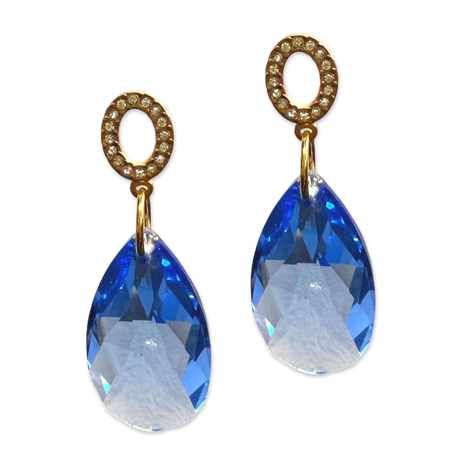 Blue Flower Earring