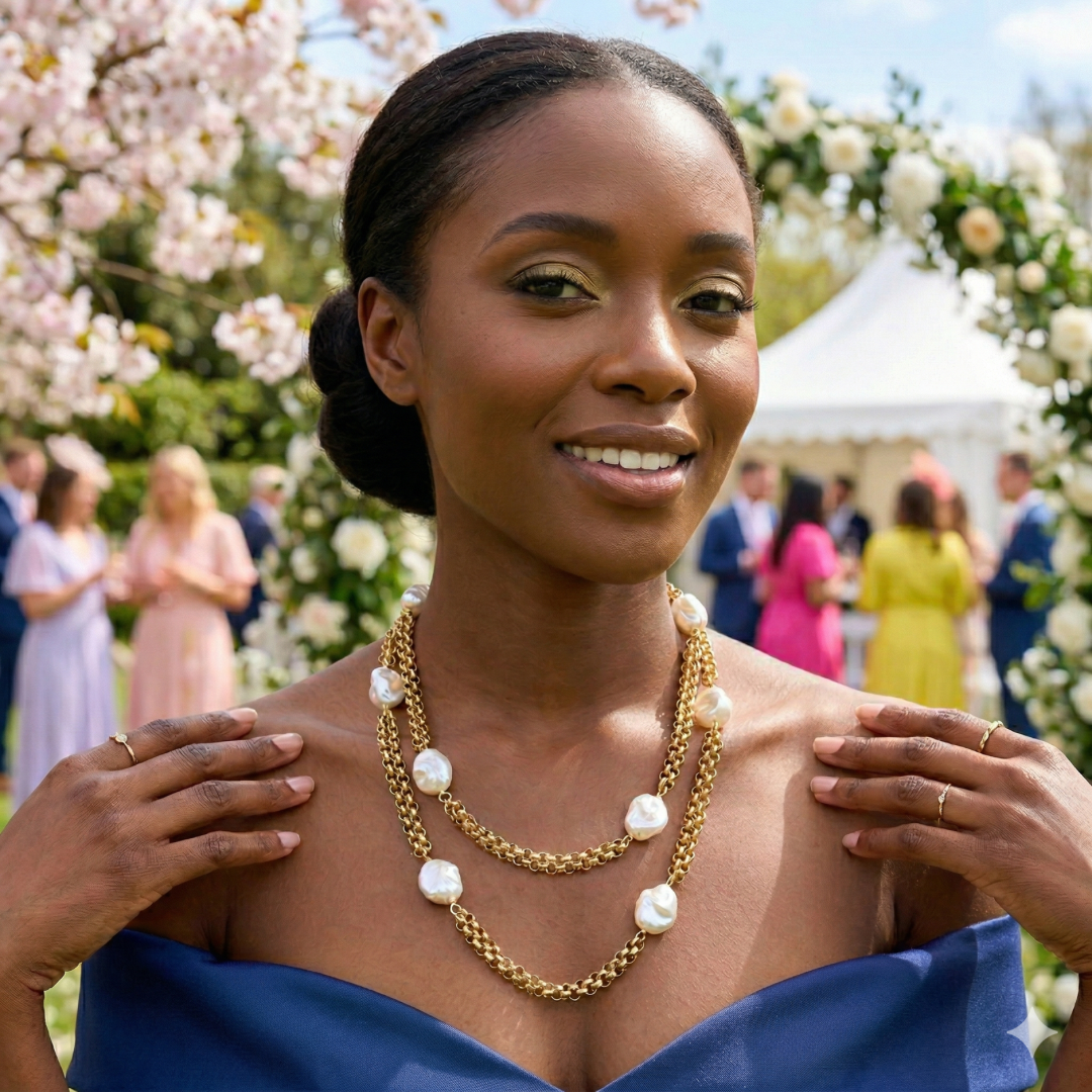 Pearl Stations Necklace