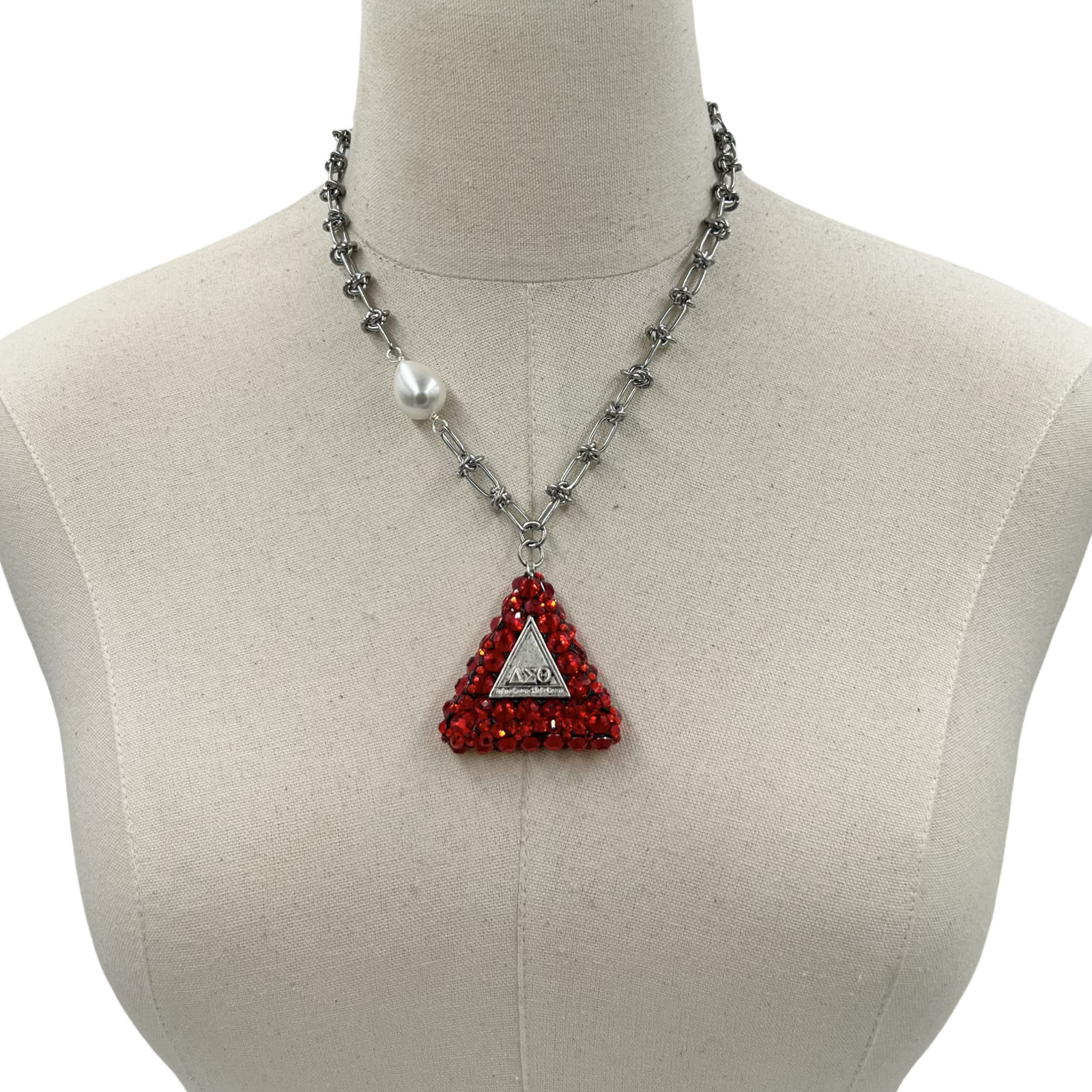 Delta Pyramid Glam Necklace