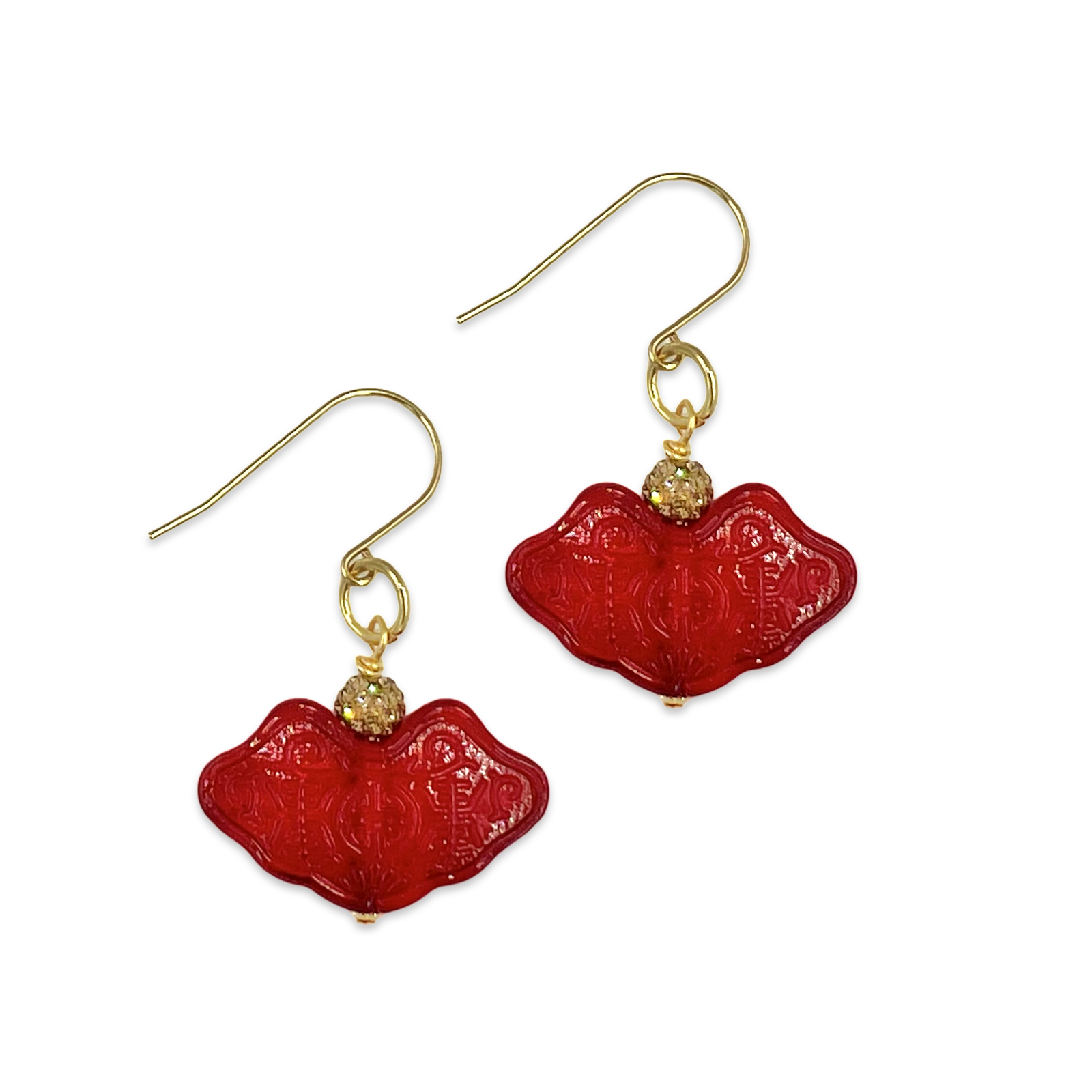 Pond Red Delight Earrings