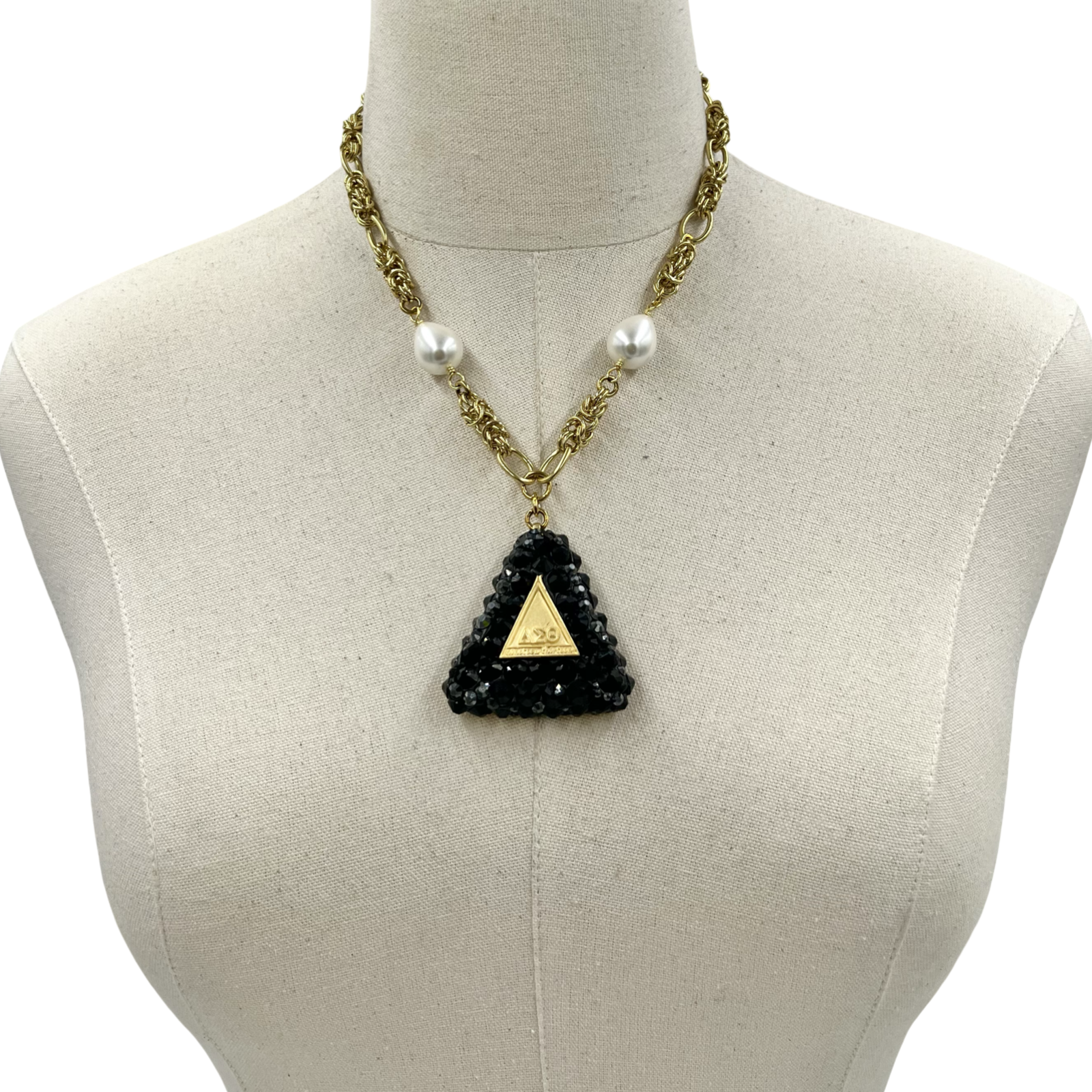 Delta Pyramid Glitz Necklace