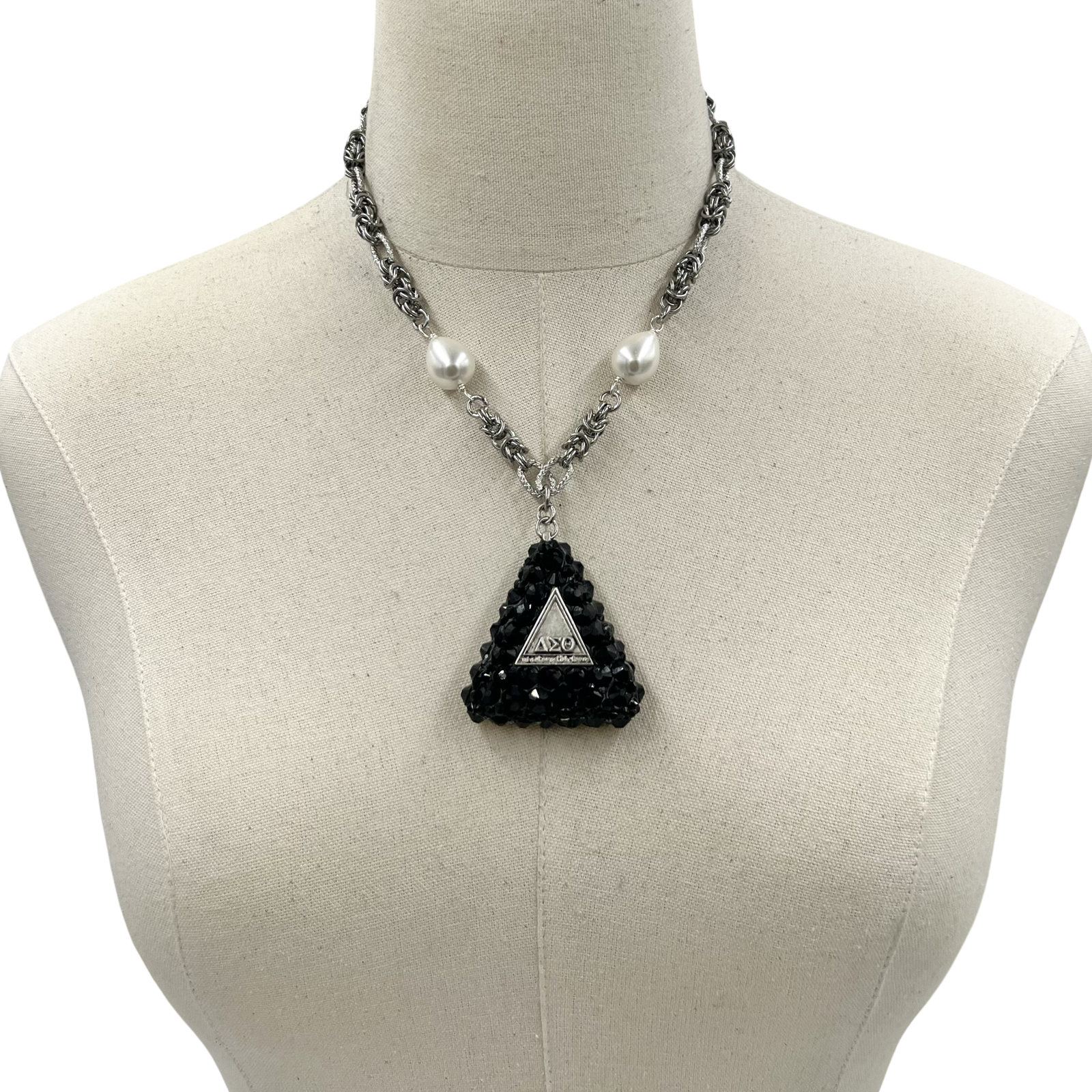 Delta Pyramid Glitz Necklace