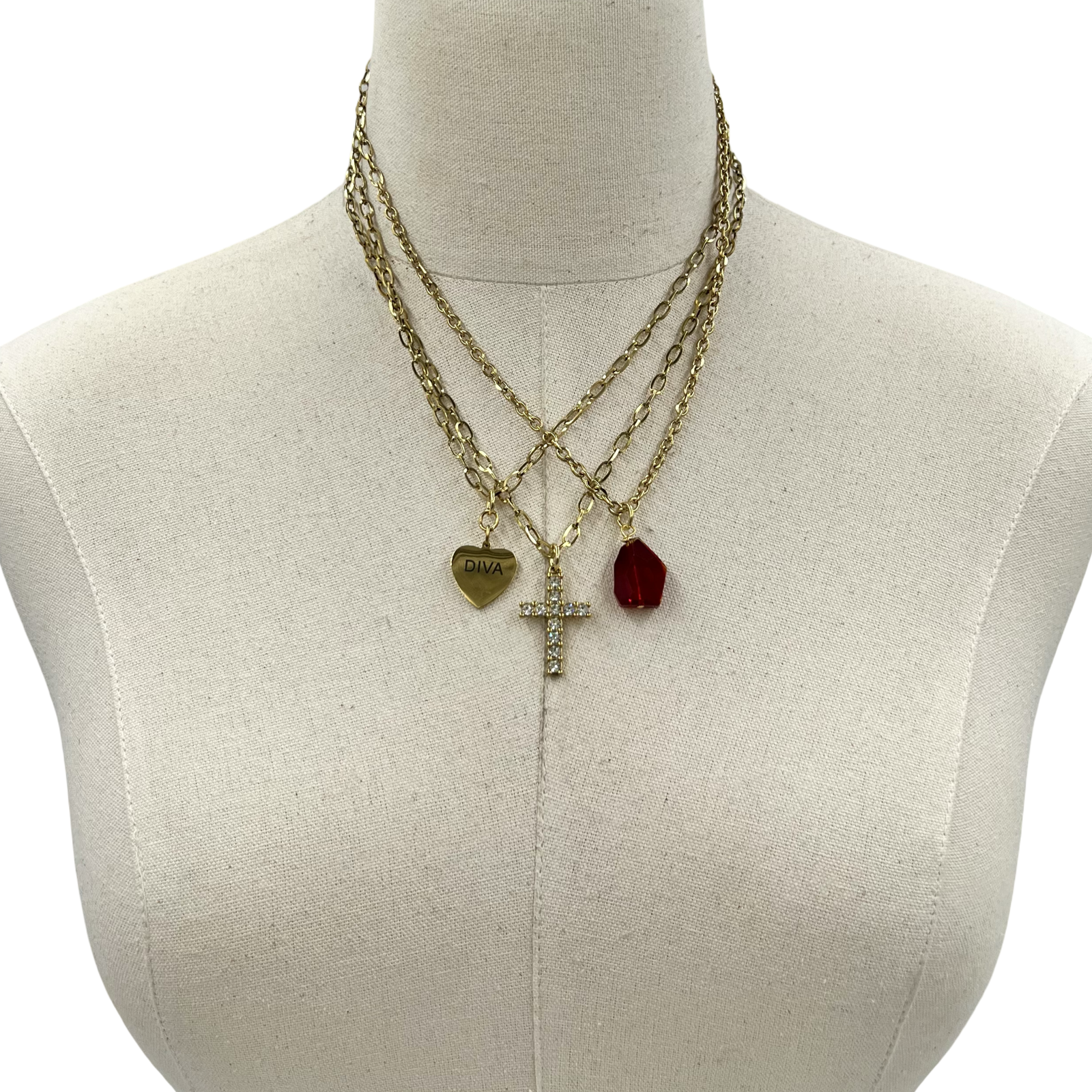 Diva Triple Necklace