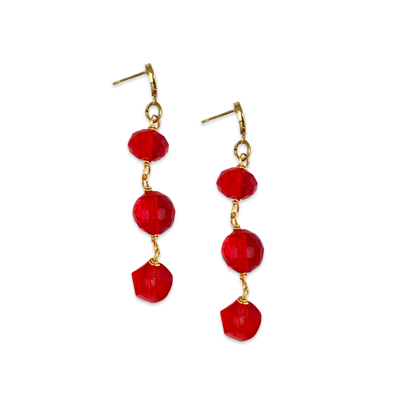 Red Dancer Earring