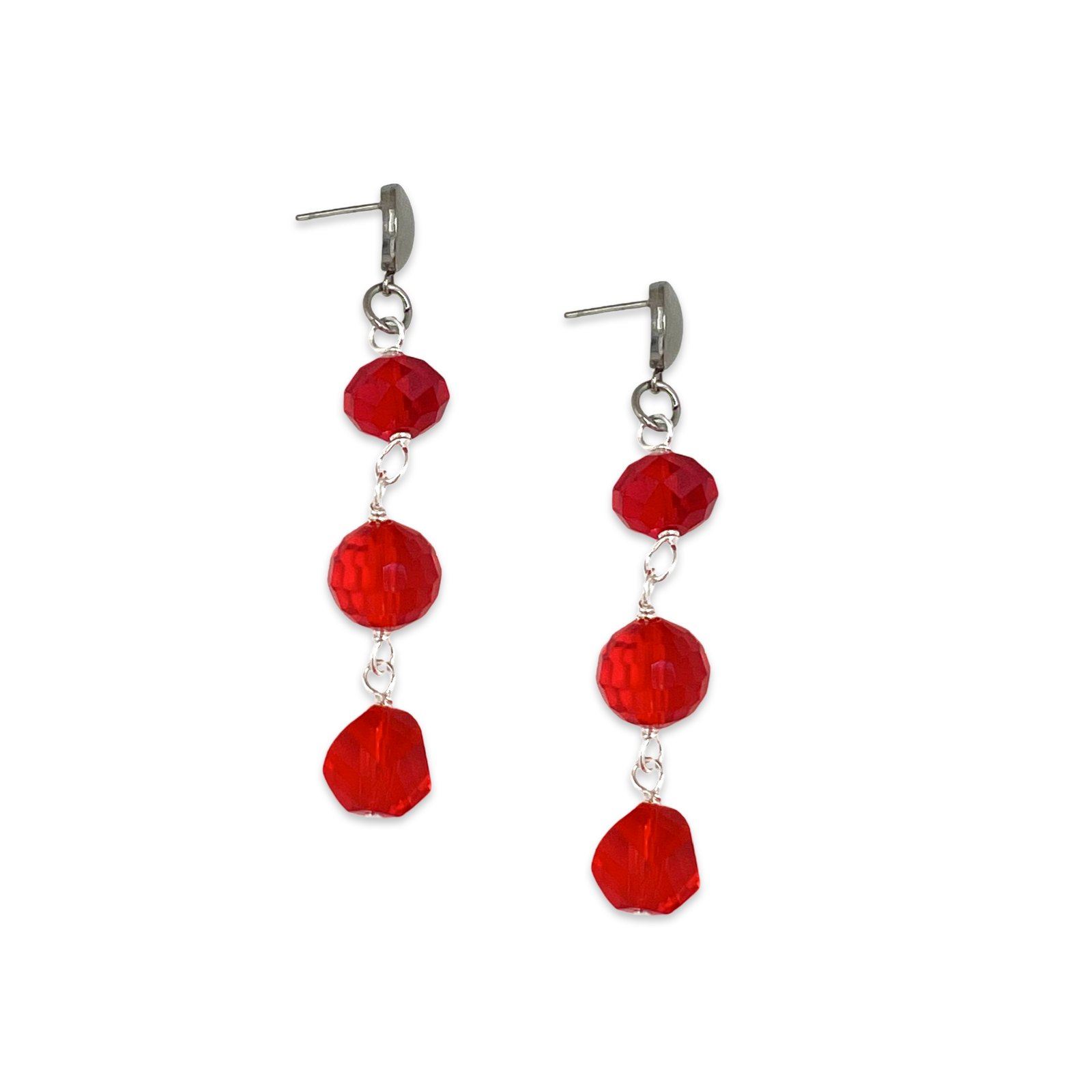 Red Dancer Earring