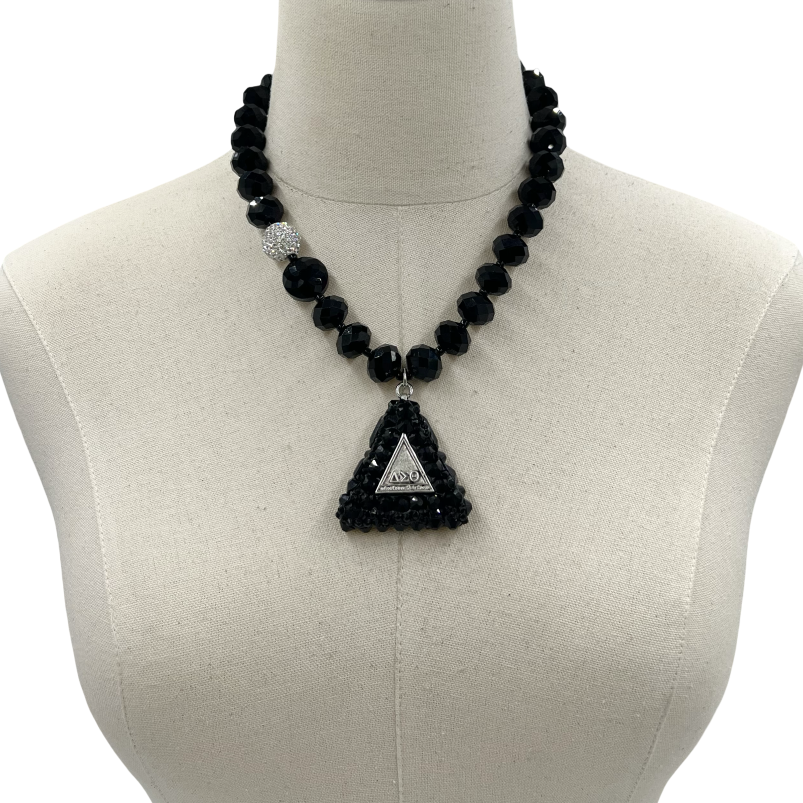 Delta Pyramid Dazzle Necklace