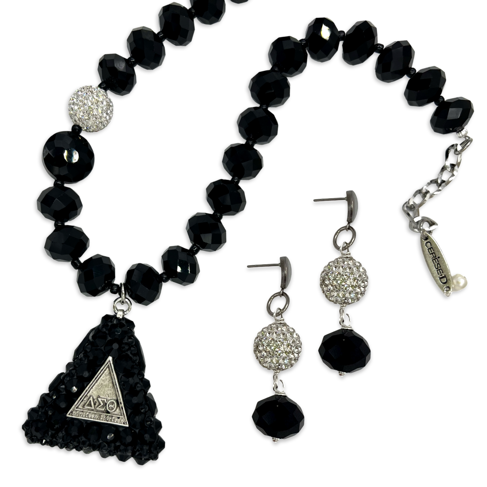 Delta Pyramid Dazzle Necklace