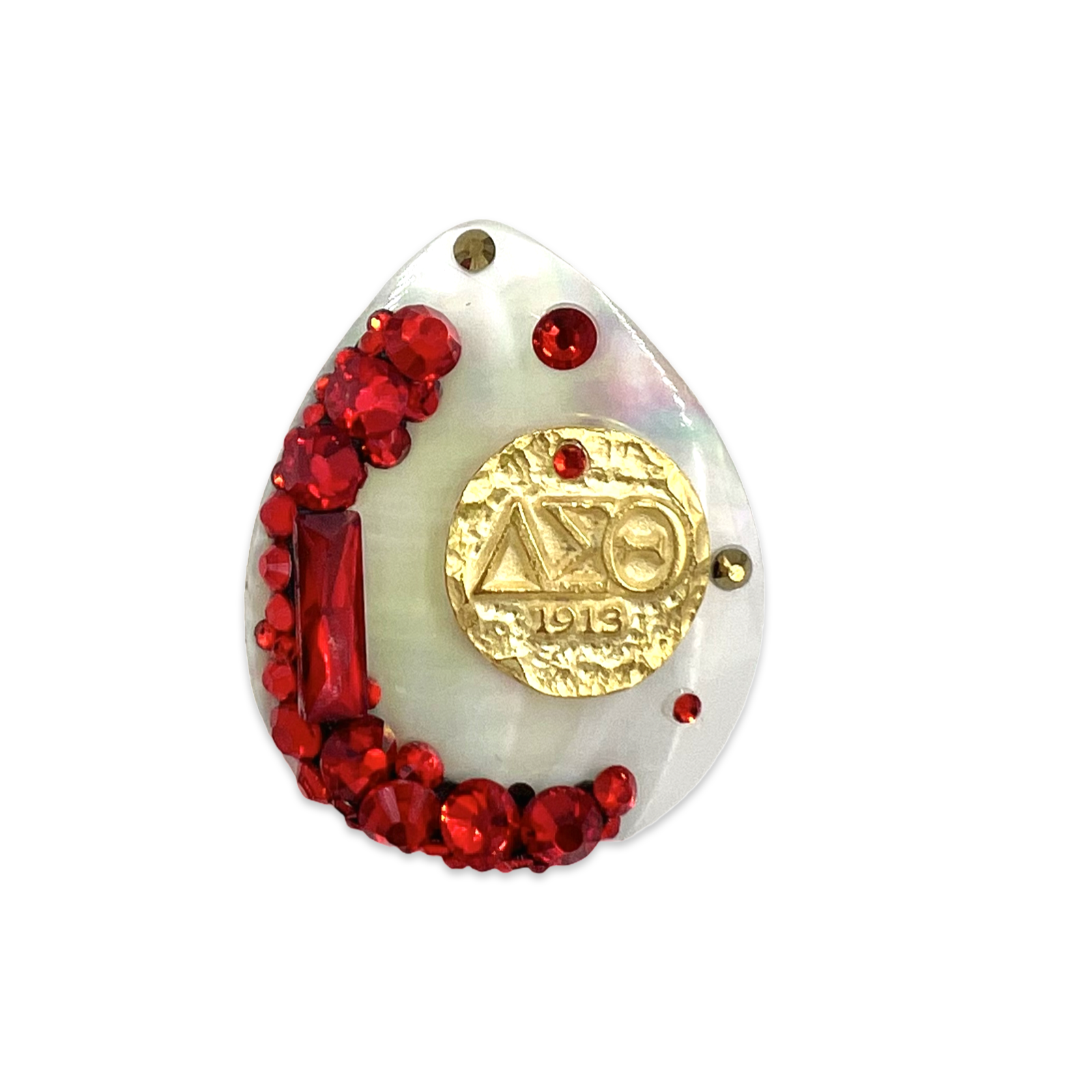 Delta Crimson Brooch