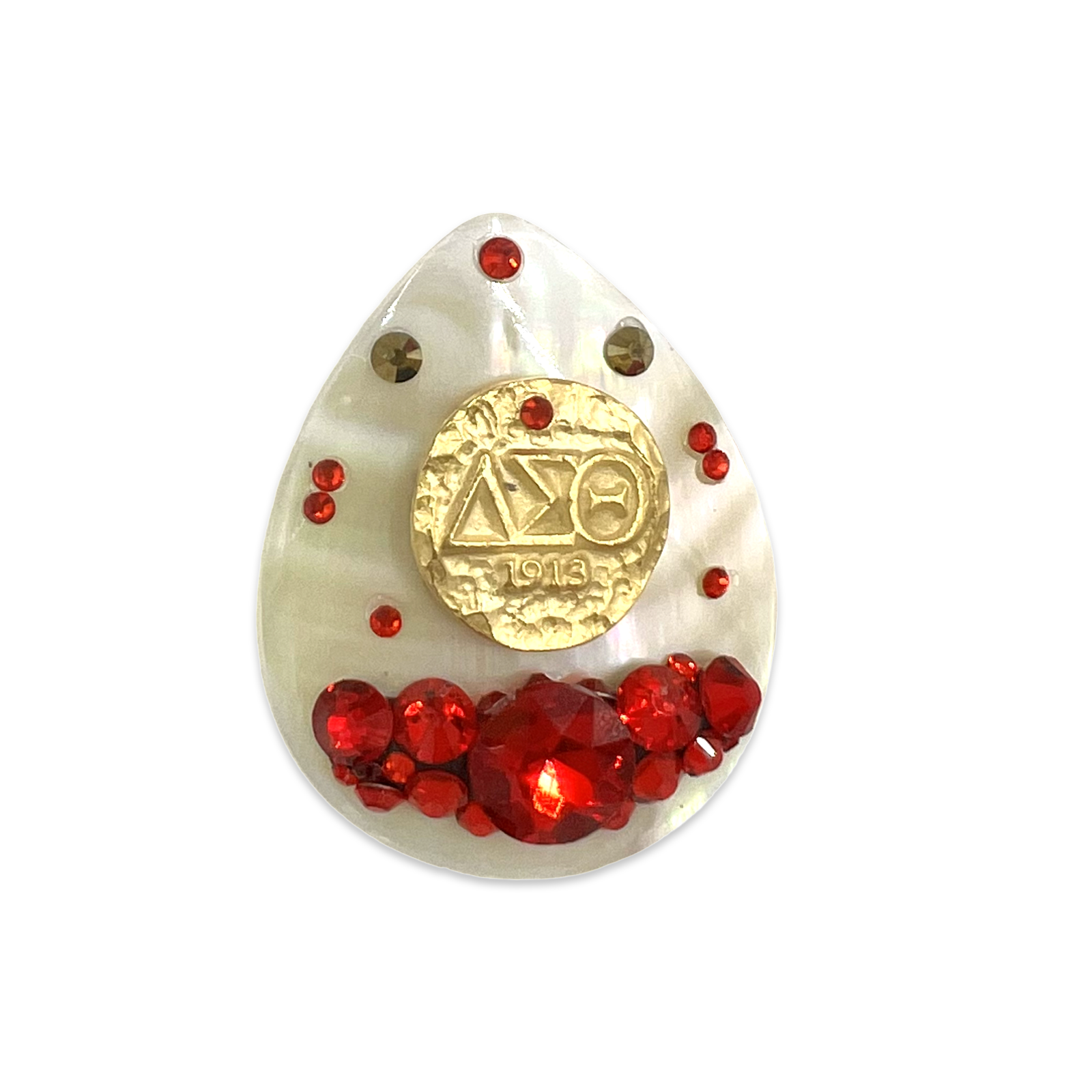 Delta Crimson Brooch