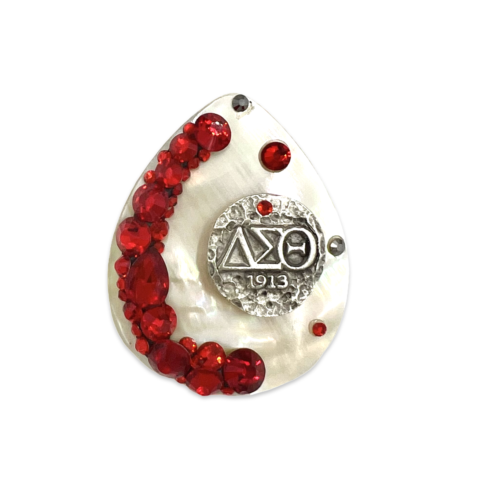 Delta Crimson Brooch