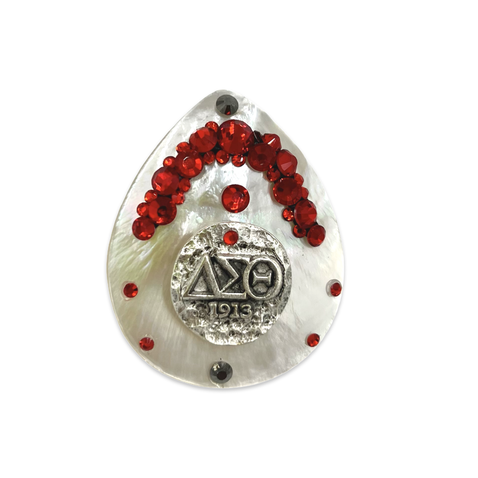 Delta Crimson Brooch