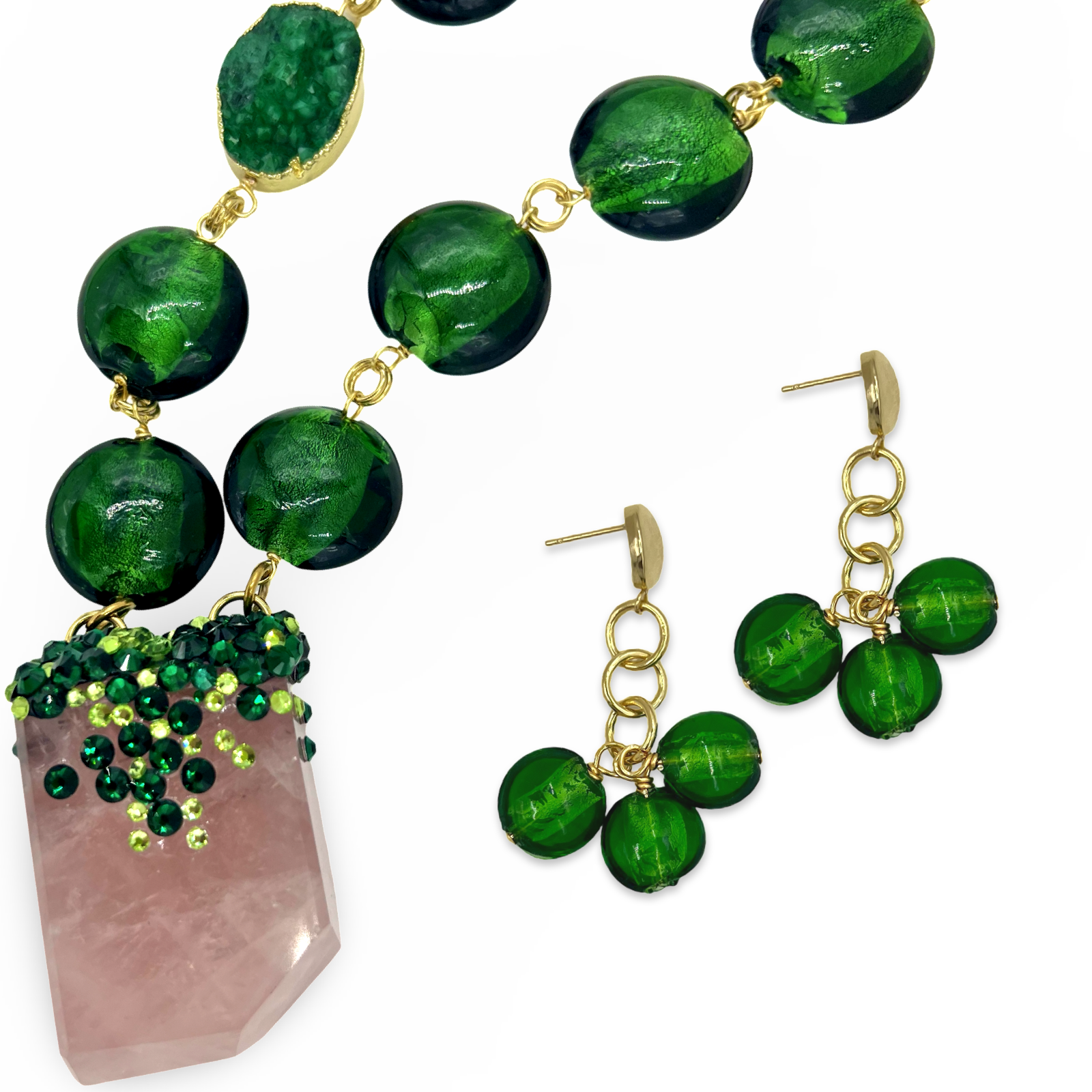 Mulan Green Necklace