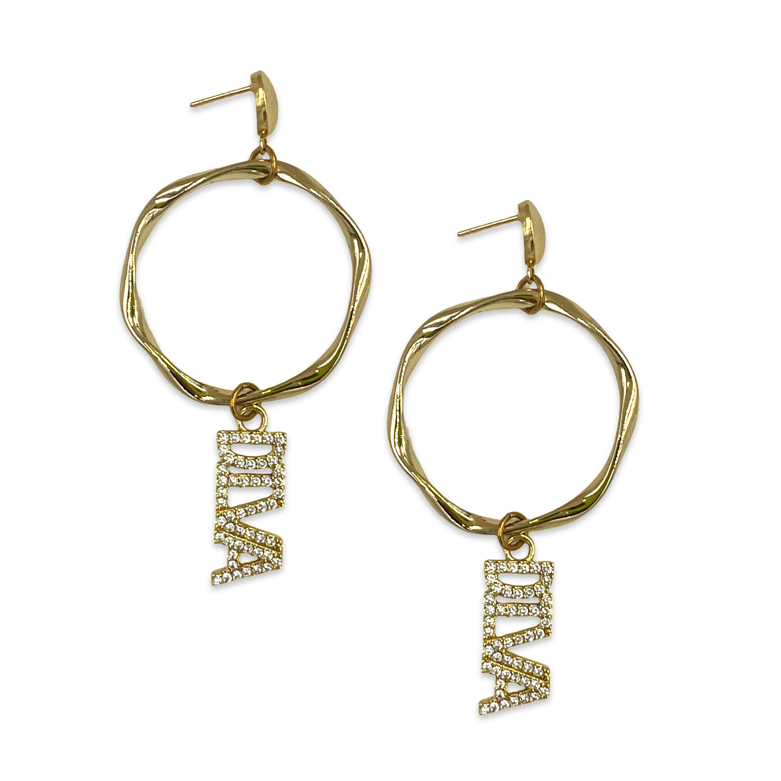 Stunning Diva Hoop Earrings