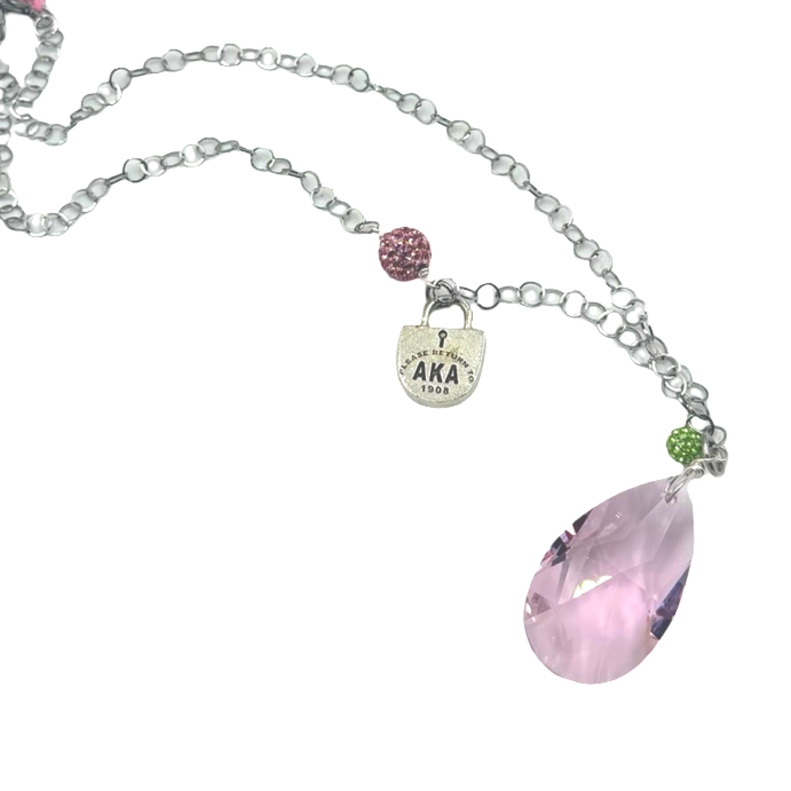 AKA Pink Sequin Necklace