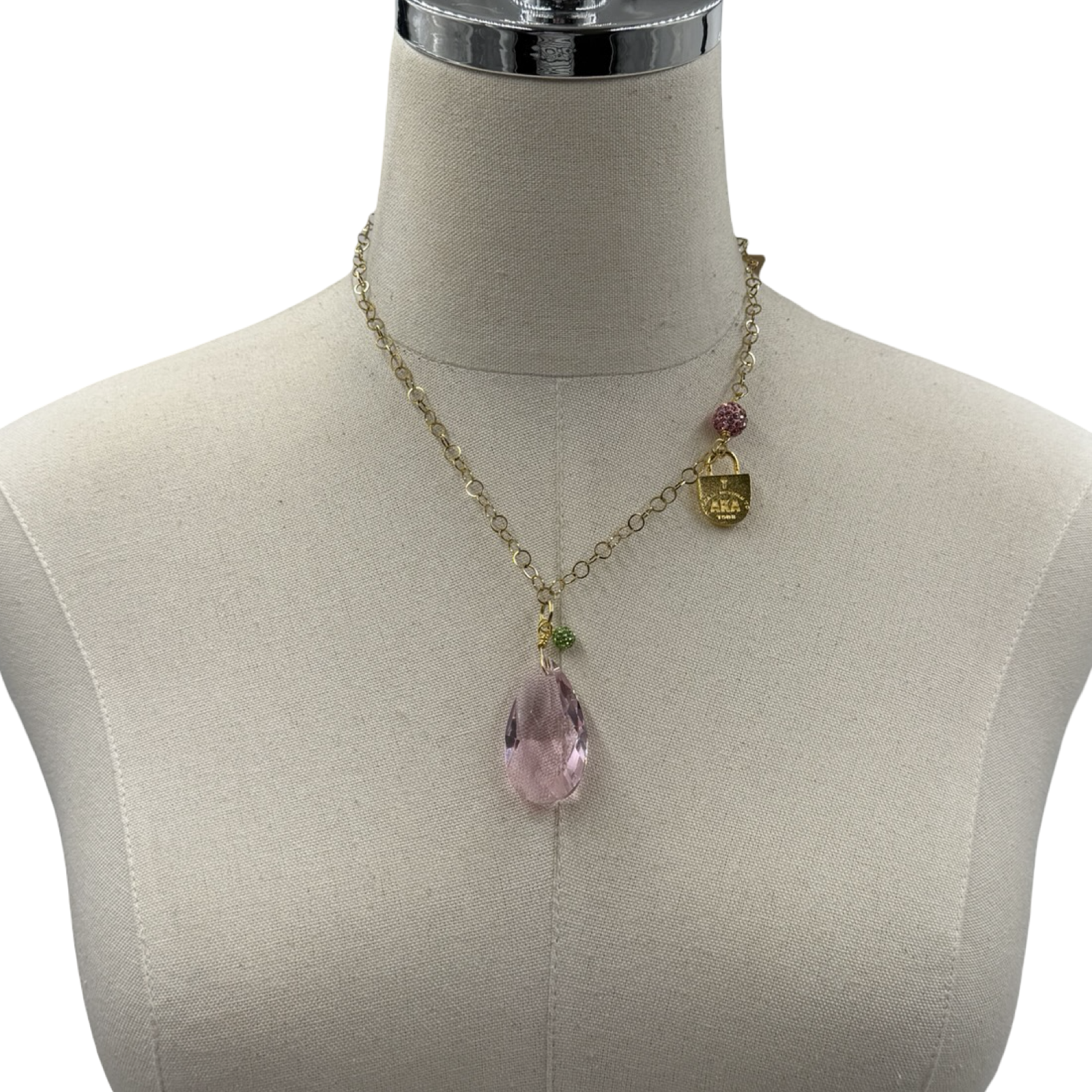 AKA Pink Sequin Necklace