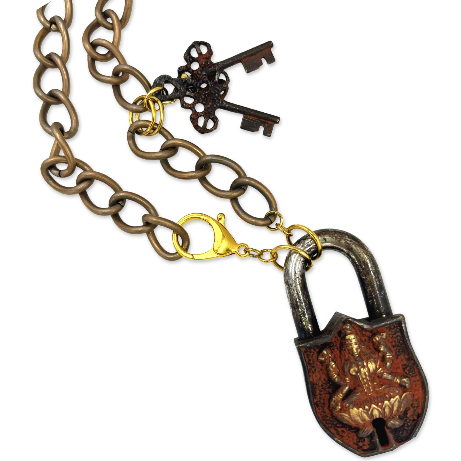 Accent Lock Necklace