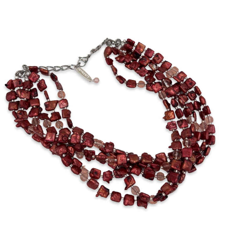 Raspy Pearl Lush Necklace OOAK Cerese D, Inc.