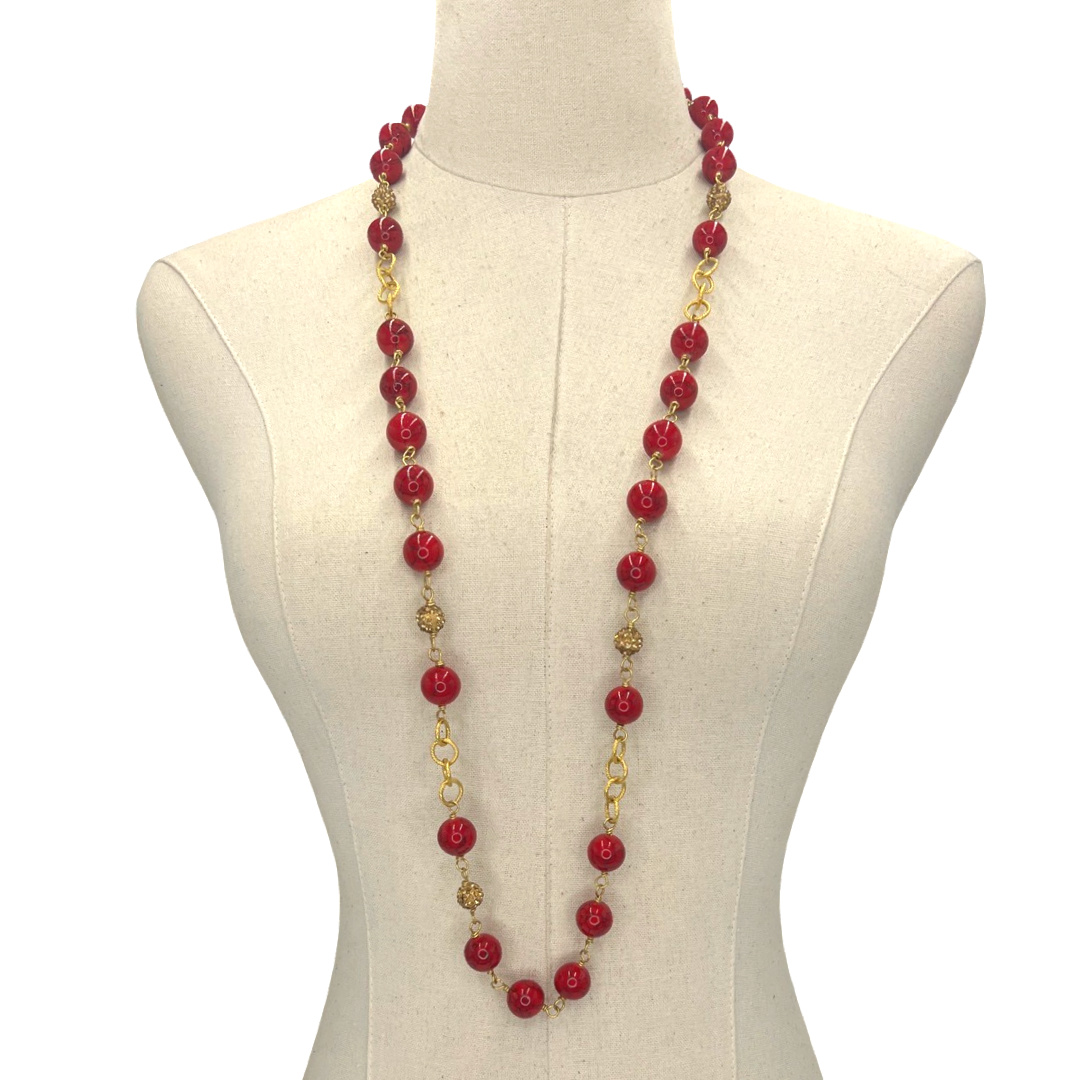 C11554 Delta Delta Necklace Cerese D, Inc. Gold