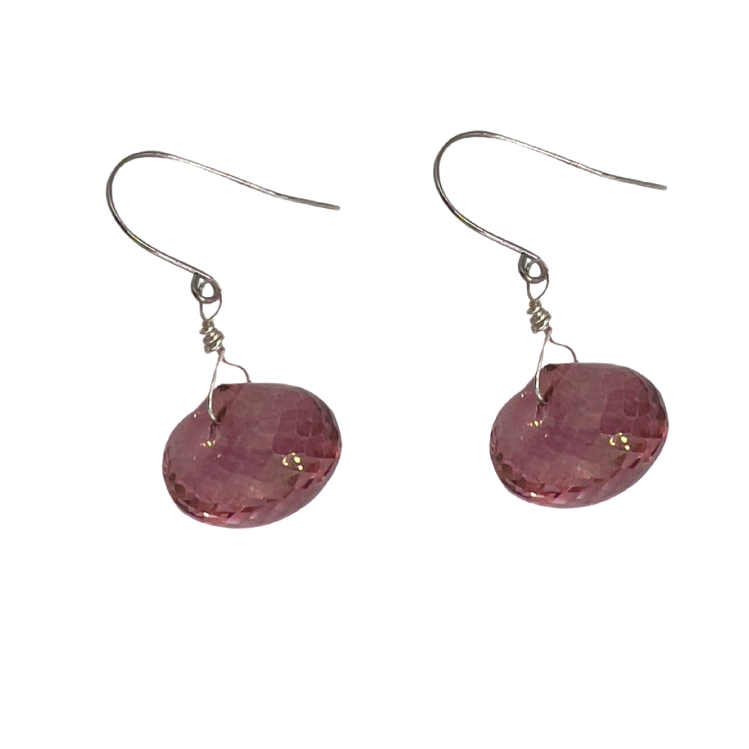Kristina Pink Davis Earring Earrings Cerese D, Inc.