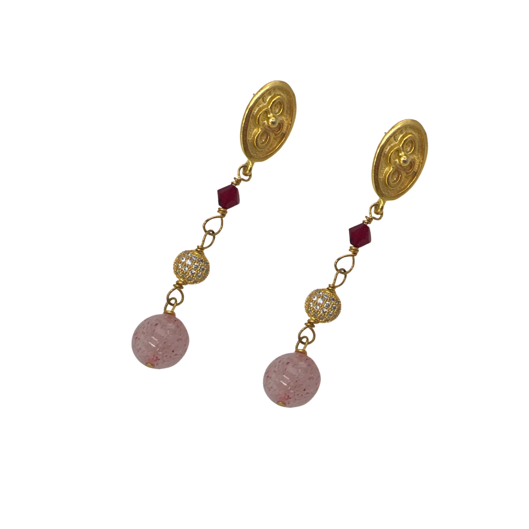 Ruby Alma Benin Earring Earrings Cerese D, Inc.