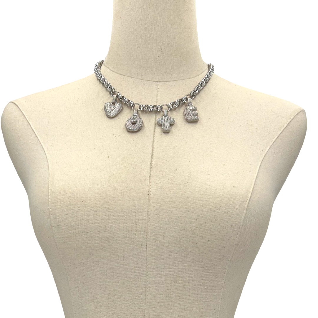 Vibrating Voice Necklace Necklaces Cerese D, Inc. Silver