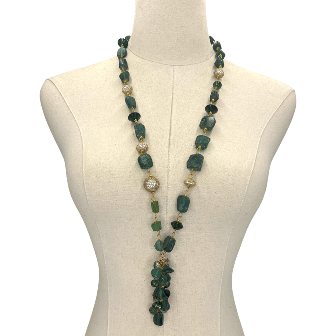 Secret Grove Necklace ooak Cerese D Jewelry Gold