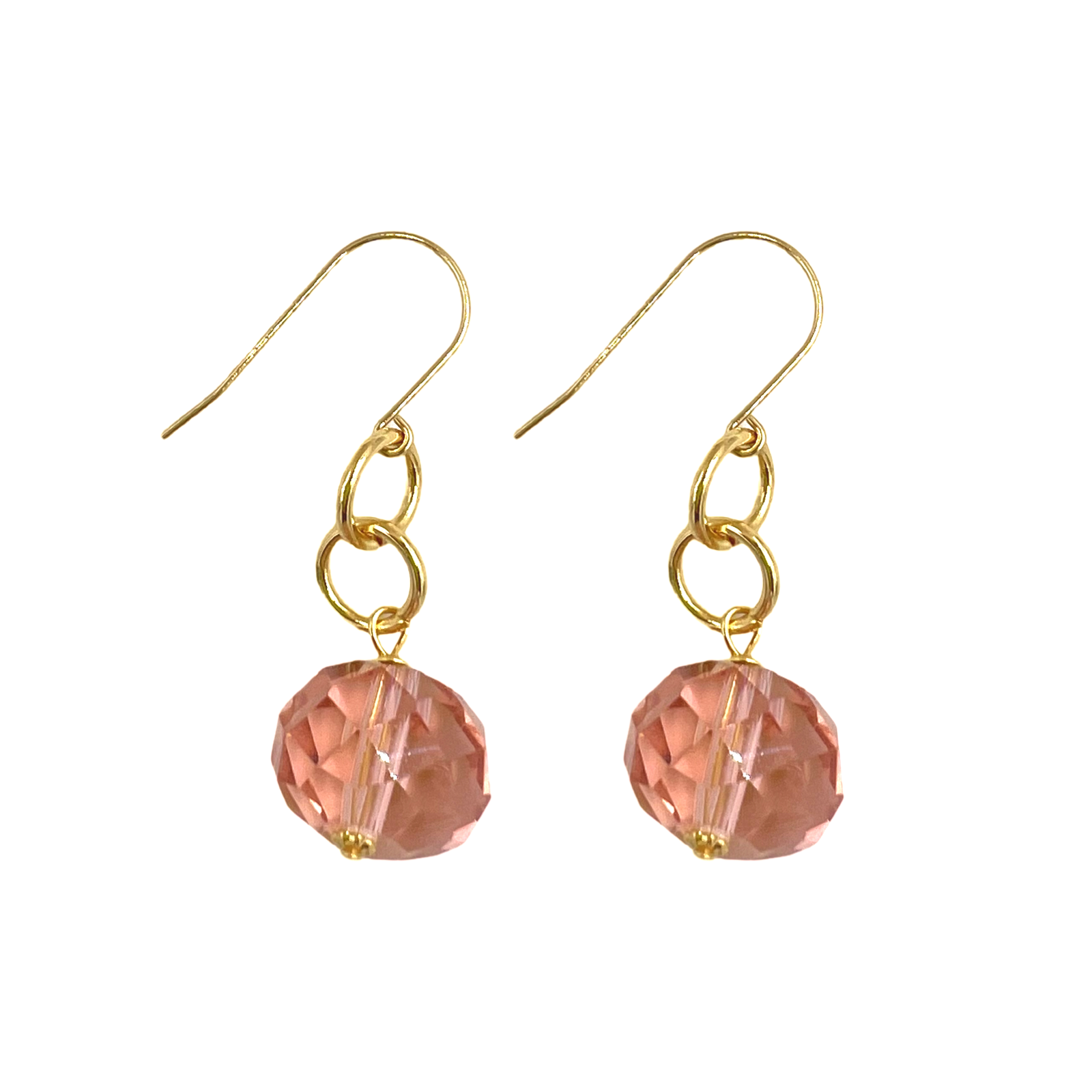 Pink Salmon Face Earring