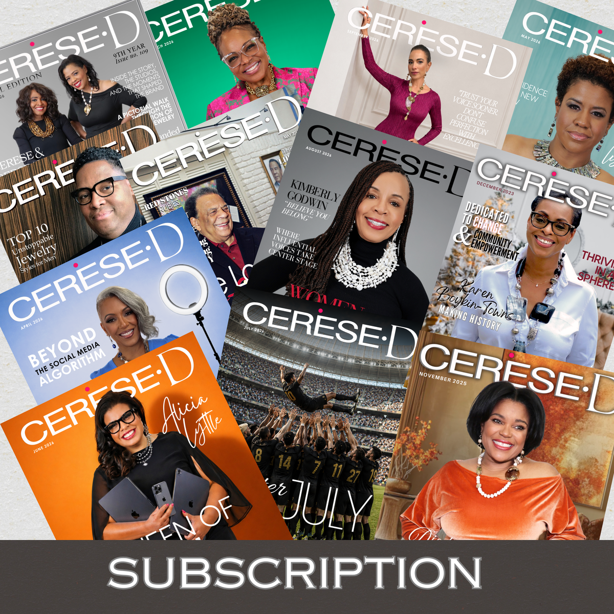 Cerese D Magazine – Print Subscription