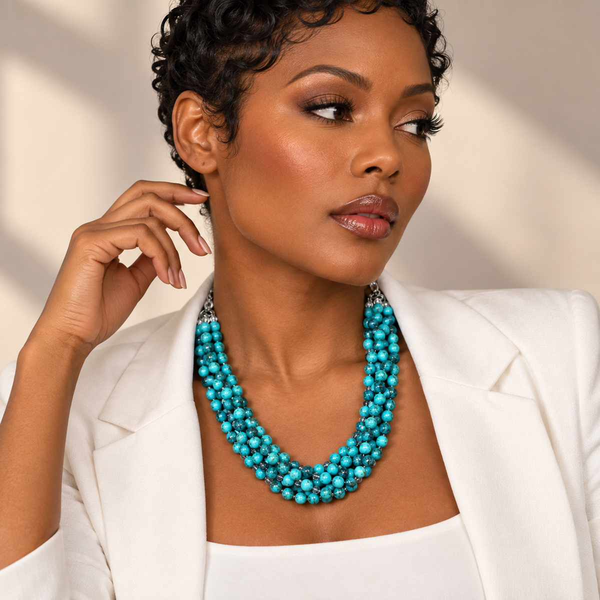Picture Blue Necklace
