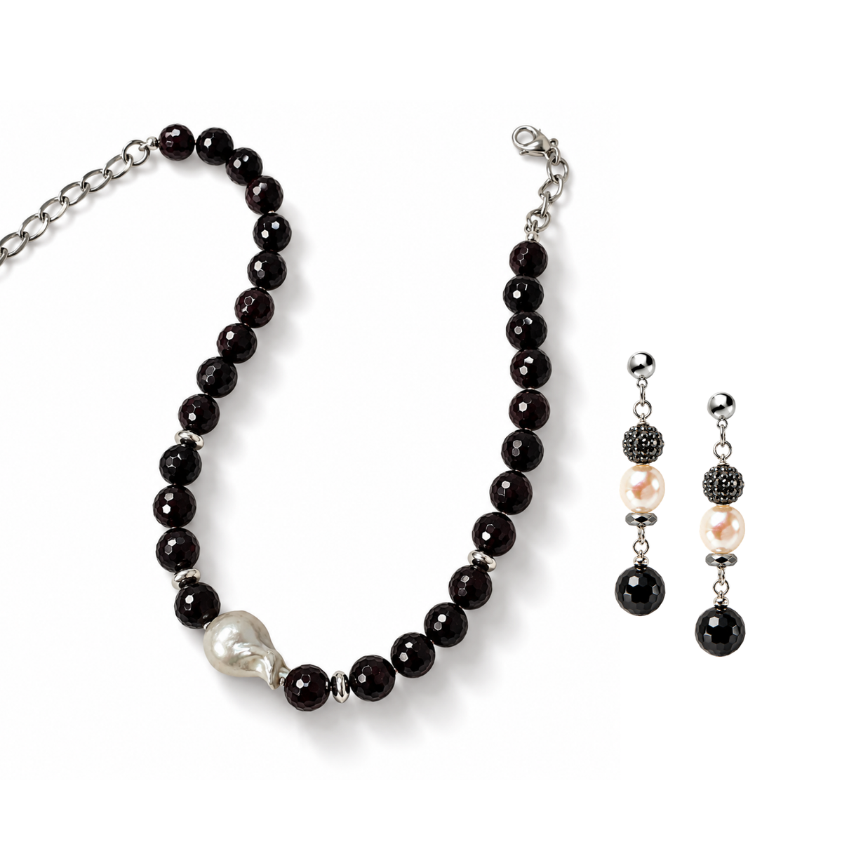 Garnet Deep Dark Necklace